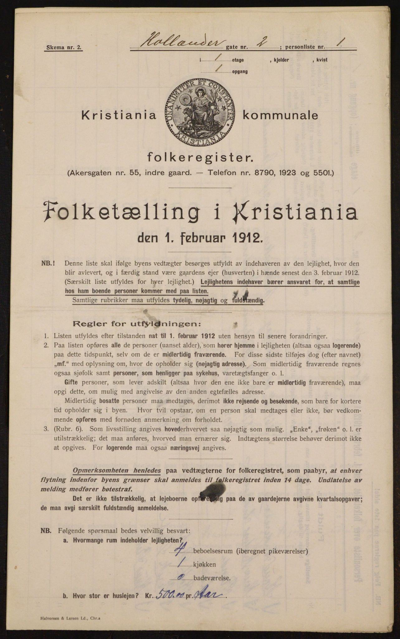 OBA, Kommunal folketelling 1.2.1912 for Kristiania, 1912, s. 41028