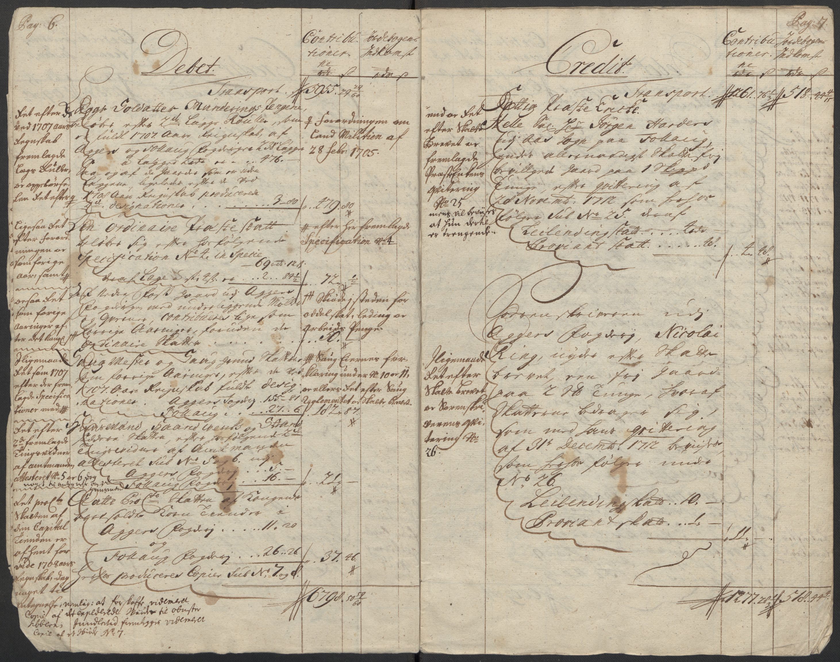 Rentekammeret inntil 1814, Reviderte regnskaper, Fogderegnskap, AV/RA-EA-4092/R10/L0450: Fogderegnskap Aker og Follo, 1712, s. 6