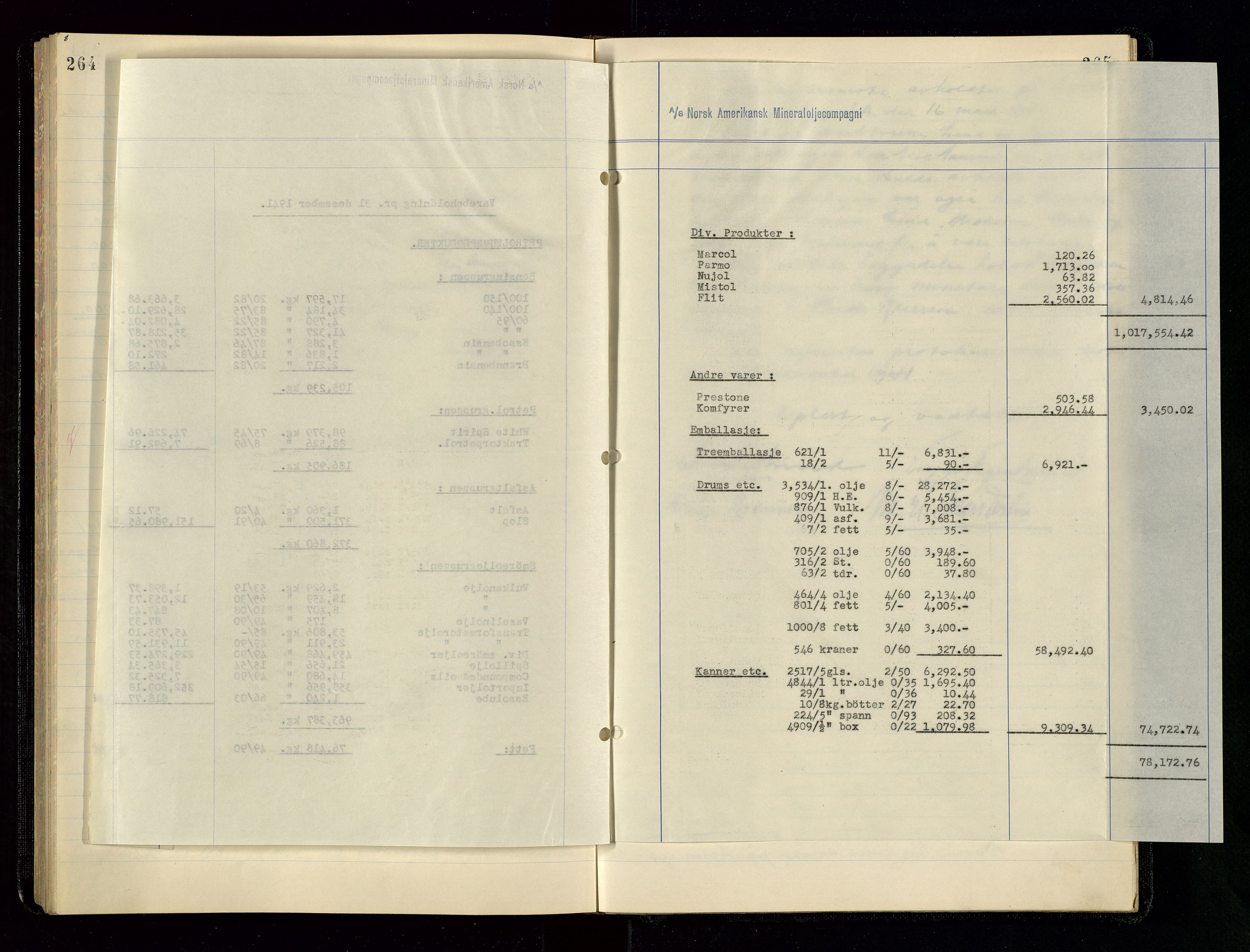 PA 1534 - Østlandske Petroleumscompagni A/S, SAST/A-101954/A/Aa/L0004/0003: Direksjonsprotokoller / Den Administrerende Direksjon alle selskaper (referatprotokoll), 1936-1943