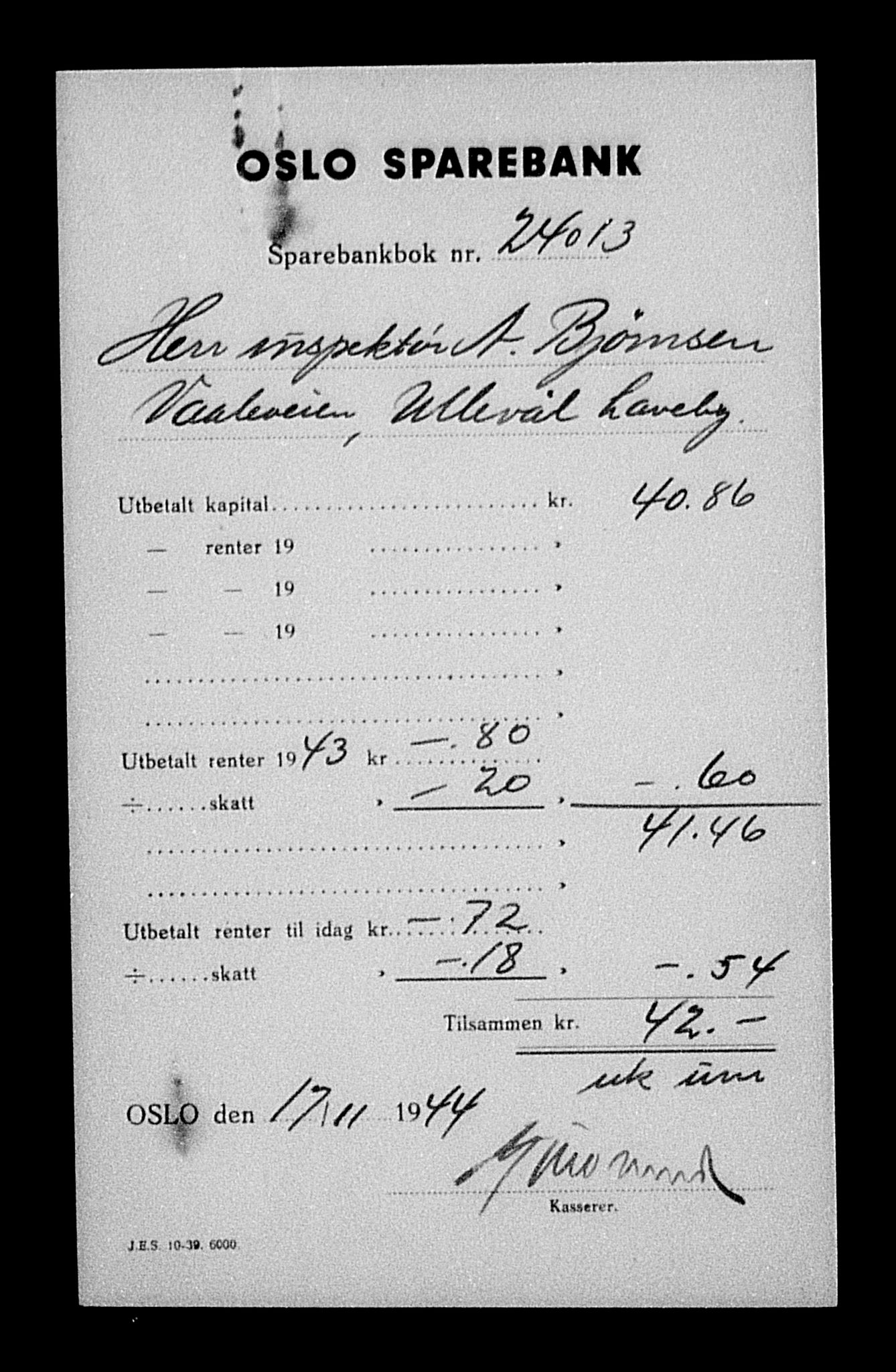 Justisdepartementet, Tilbakeføringskontoret for inndratte formuer, AV/RA-S-1564/H/Hc/Hcc/L0924: --, 1945-1947, s. 602