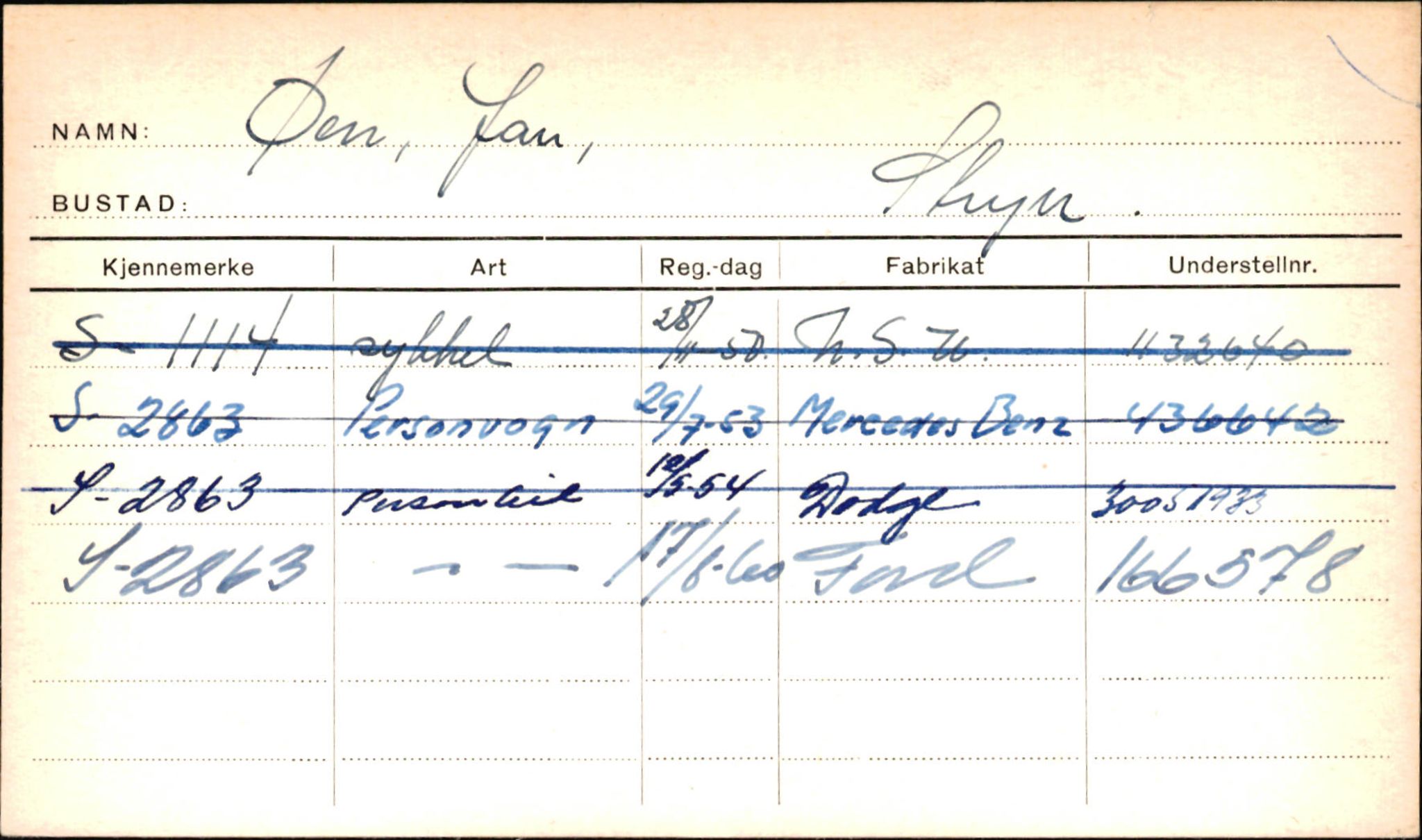 Statens vegvesen, Sogn og Fjordane vegkontor, AV/SAB-A-5301/4/F/L0002: Eigarregister Fjordane til 1.6.1961, 1930-1961, s. 658