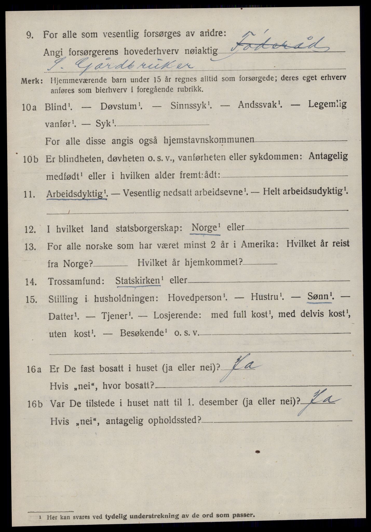 SAT, Folketelling 1920 for 1542 Eresfjord og Vistdal herred, 1920, s. 2916