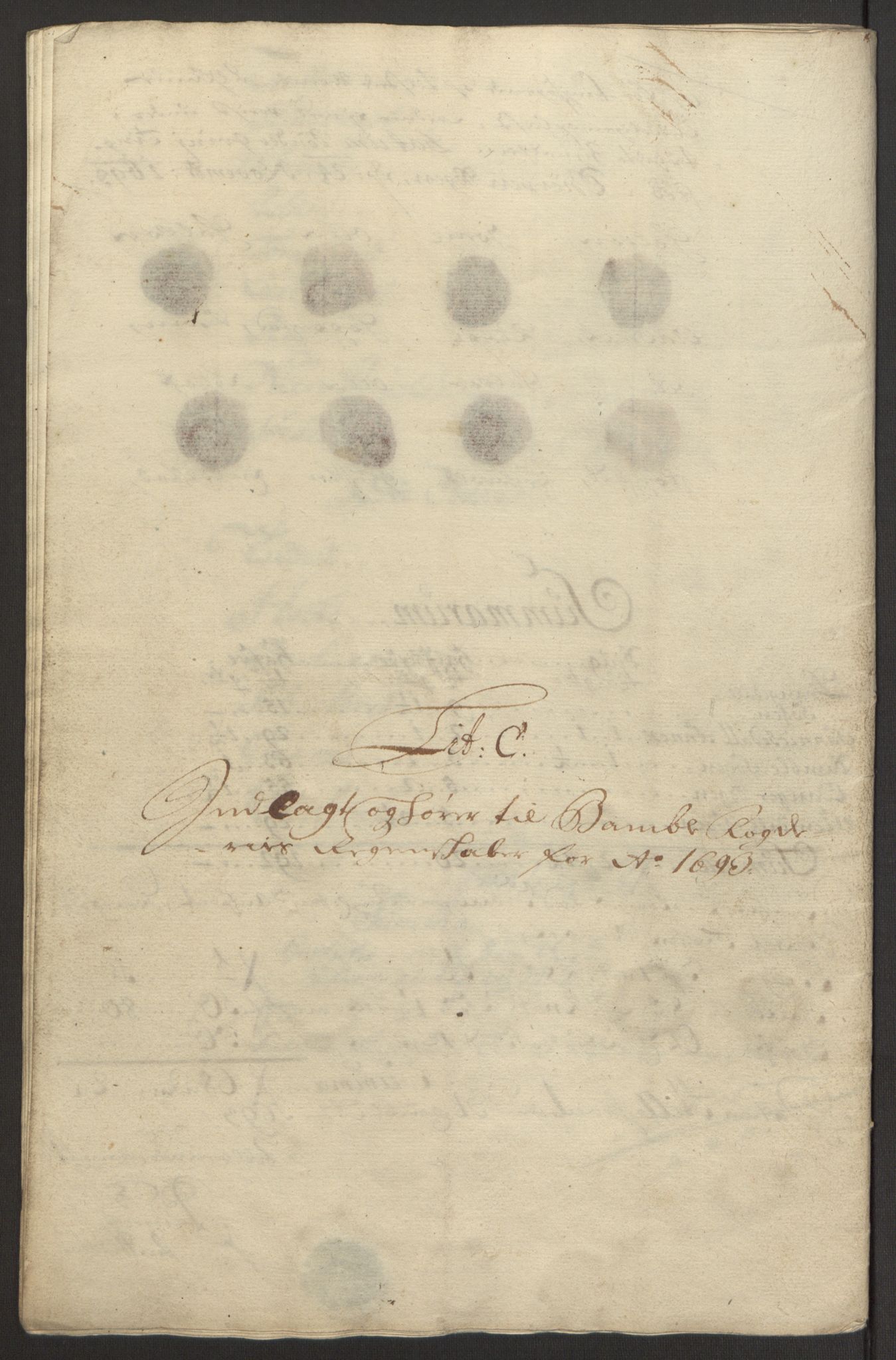 Rentekammeret inntil 1814, Reviderte regnskaper, Fogderegnskap, AV/RA-EA-4092/R34/L2052: Fogderegnskap Bamble, 1692-1693, s. 314
