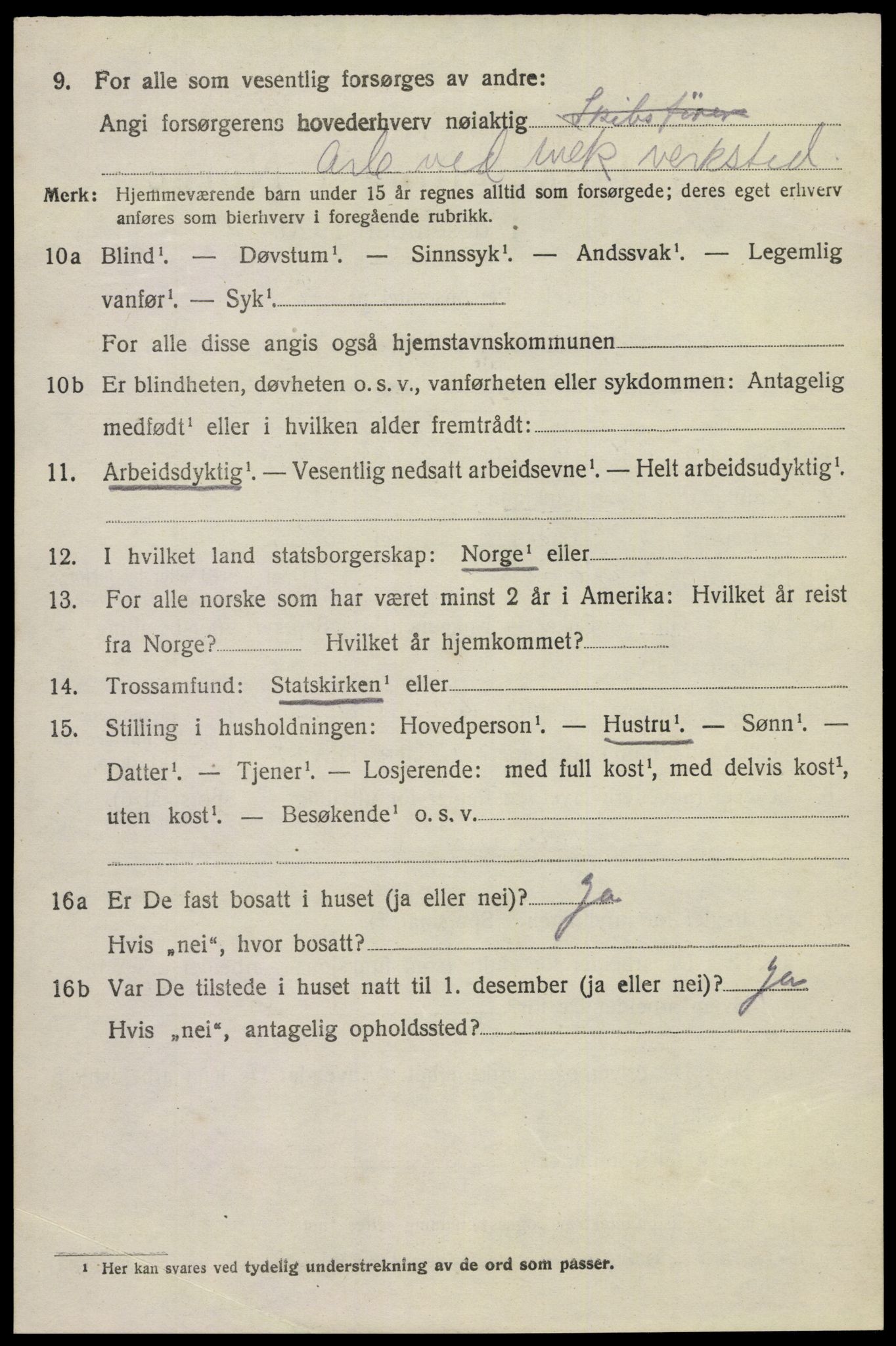 SAKO, Folketelling 1920 for 0813 Eidanger herred, 1920, s. 5447