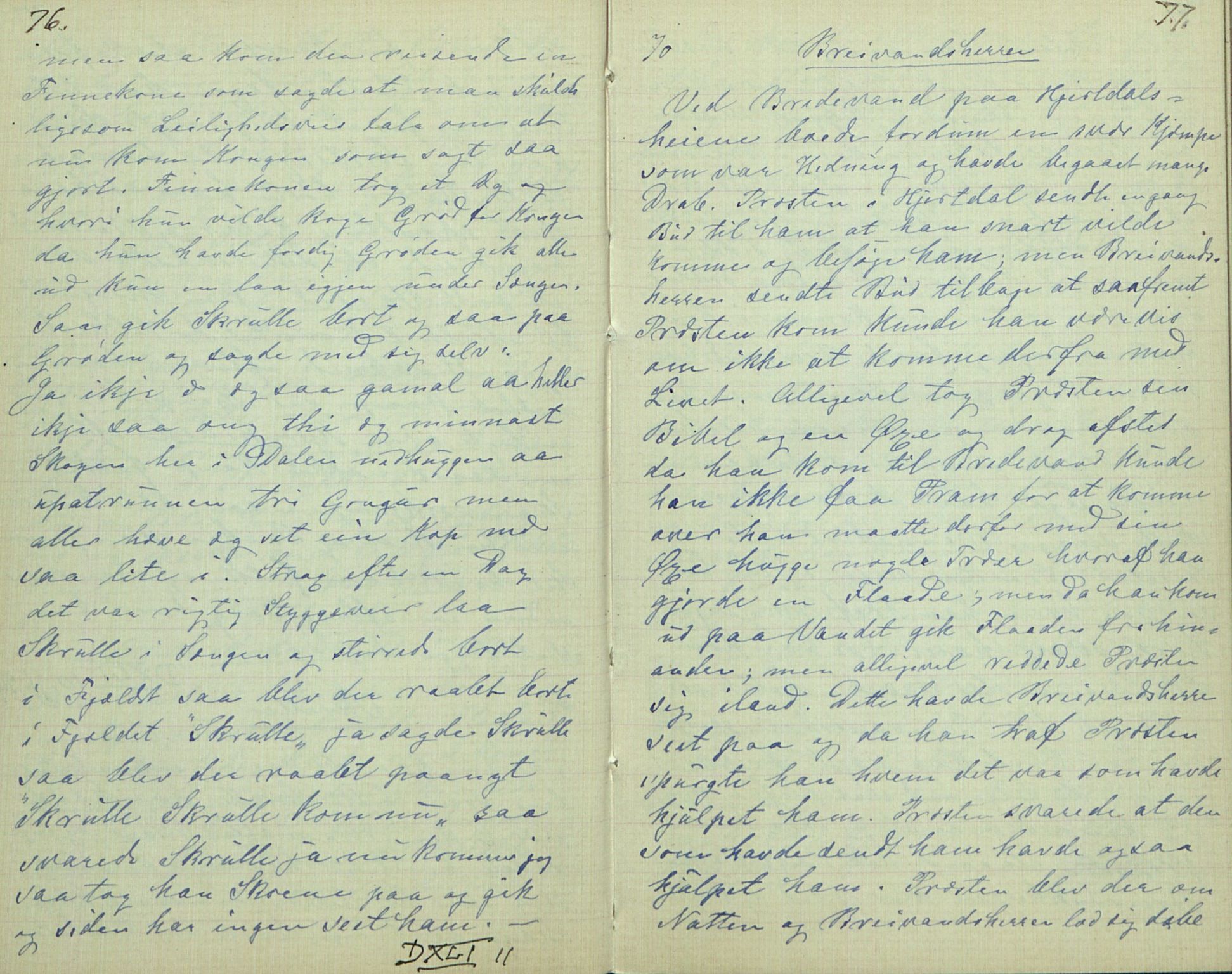 Rikard Berge, TEMU/TGM-A-1003/F/L0007/0006: 251-299 / 256 Samlet af Halvor Nilsen Tveten i Bø, 1893, s. 76-77