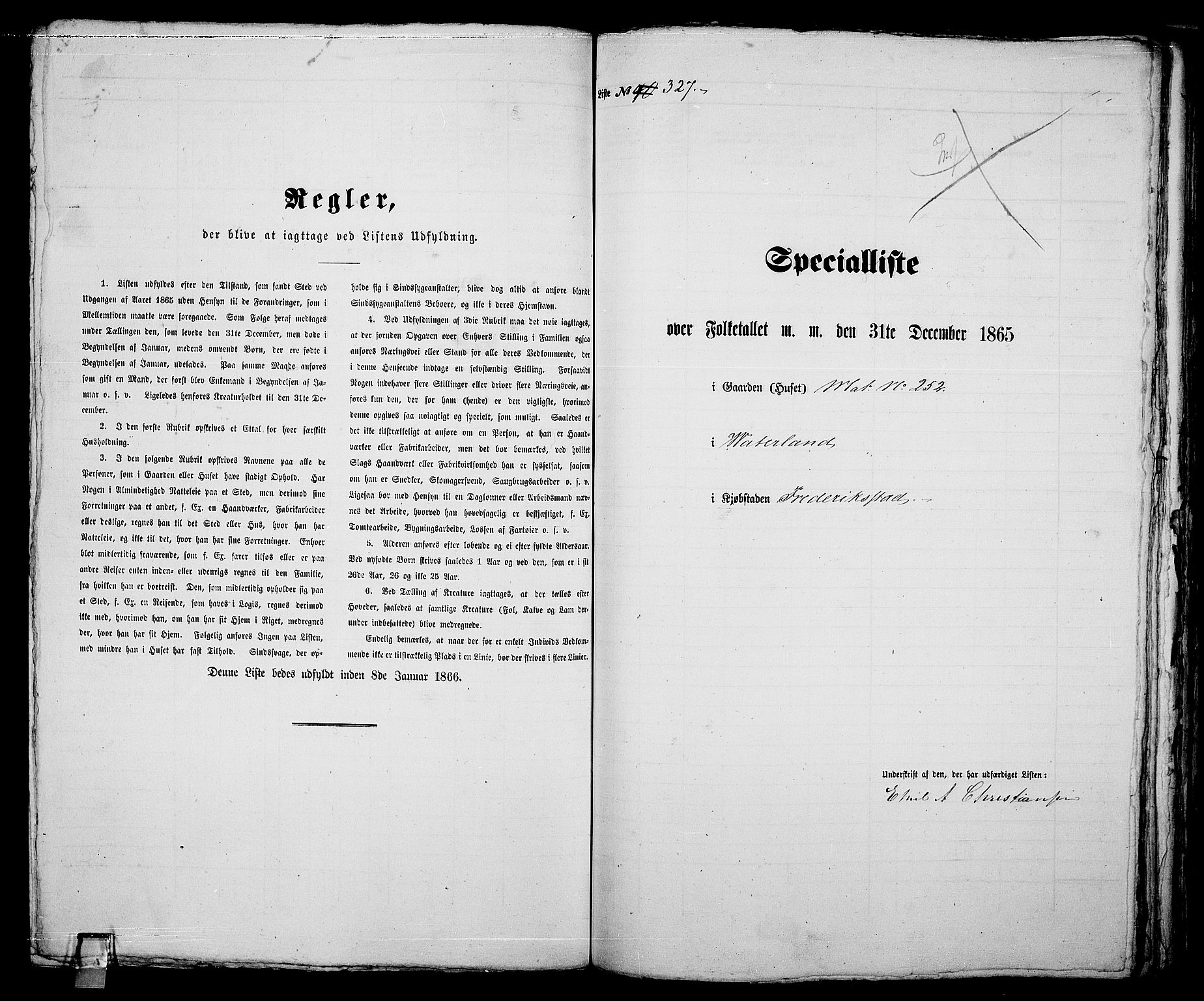 RA, Folketelling 1865 for 0103B Fredrikstad prestegjeld, Fredrikstad kjøpstad, 1865, s. 686