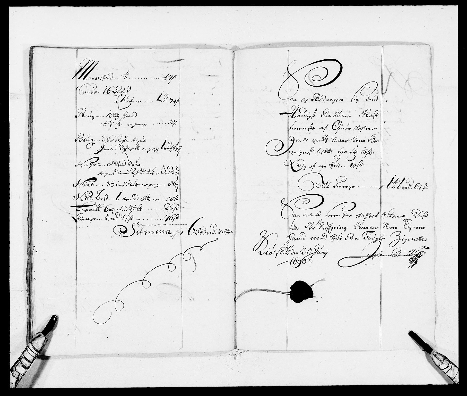 Rentekammeret inntil 1814, Reviderte regnskaper, Fogderegnskap, AV/RA-EA-4092/R13/L0827: Fogderegnskap Solør, Odal og Østerdal, 1689, s. 284