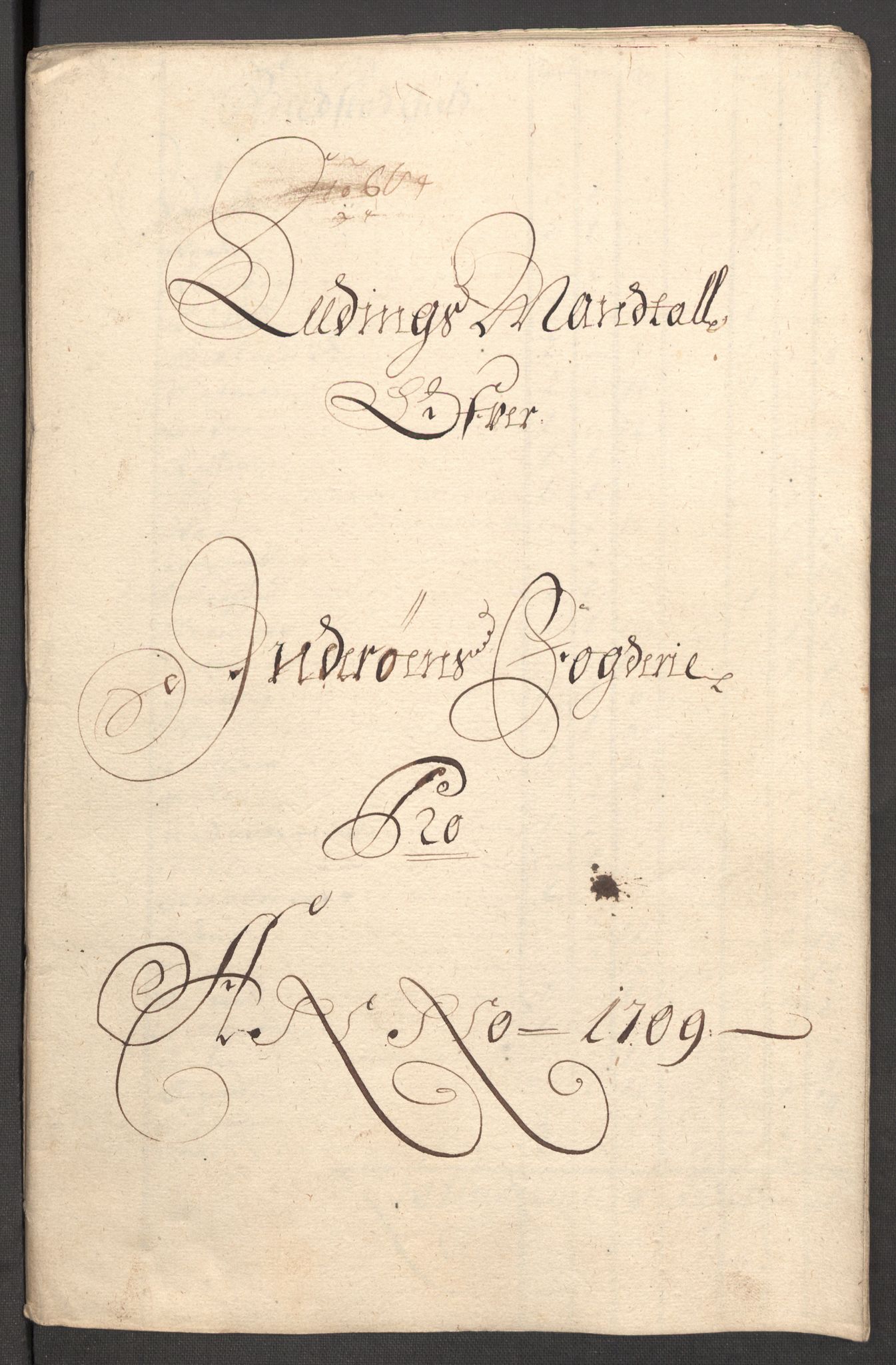 Rentekammeret inntil 1814, Reviderte regnskaper, Fogderegnskap, RA/EA-4092/R63/L4317: Fogderegnskap Inderøy, 1709, s. 164