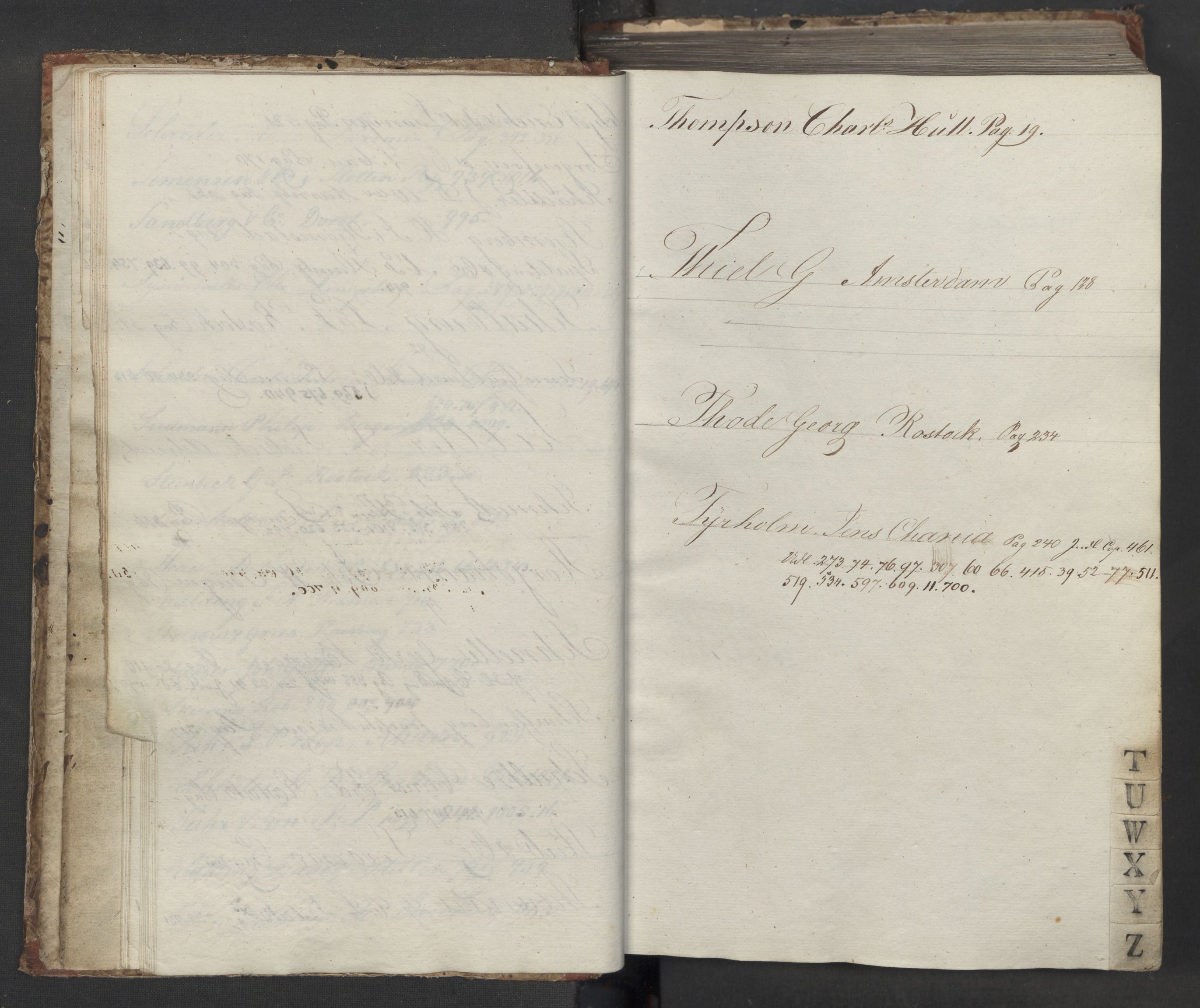 Hoë, Herman & Co, SAT/PA-0280/11/L0013: Kopibok, utenriks, 1815-1821