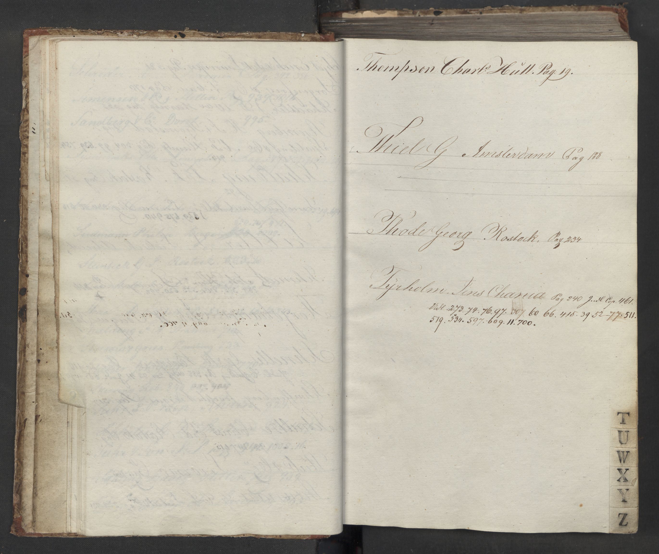 Hoë, Herman & Co, AV/SAT-PA-0280/11/L0013: Kopibok, utenriks, 1815-1821