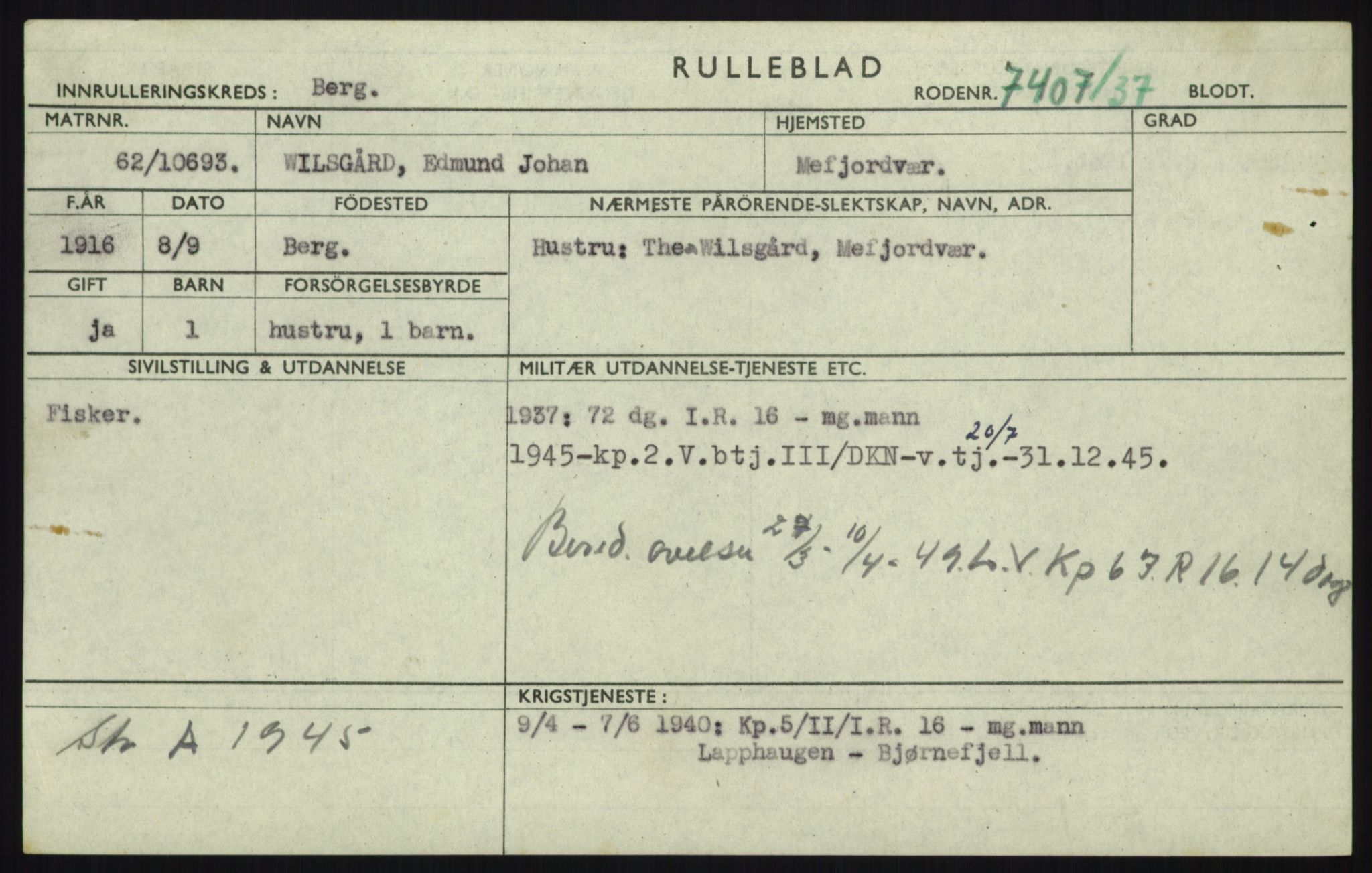 Forsvaret, Troms infanteriregiment nr. 16, AV/RA-RAFA-3146/P/Pa/L0021: Rulleblad for regimentets menige mannskaper, årsklasse 1937, 1937, s. 1217