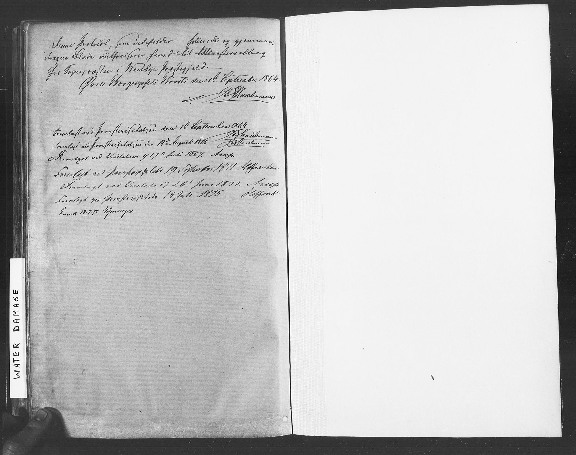Vestby prestekontor Kirkebøker, SAO/A-10893/F/Fa/L0008: Ministerialbok nr. I 8, 1863-1877