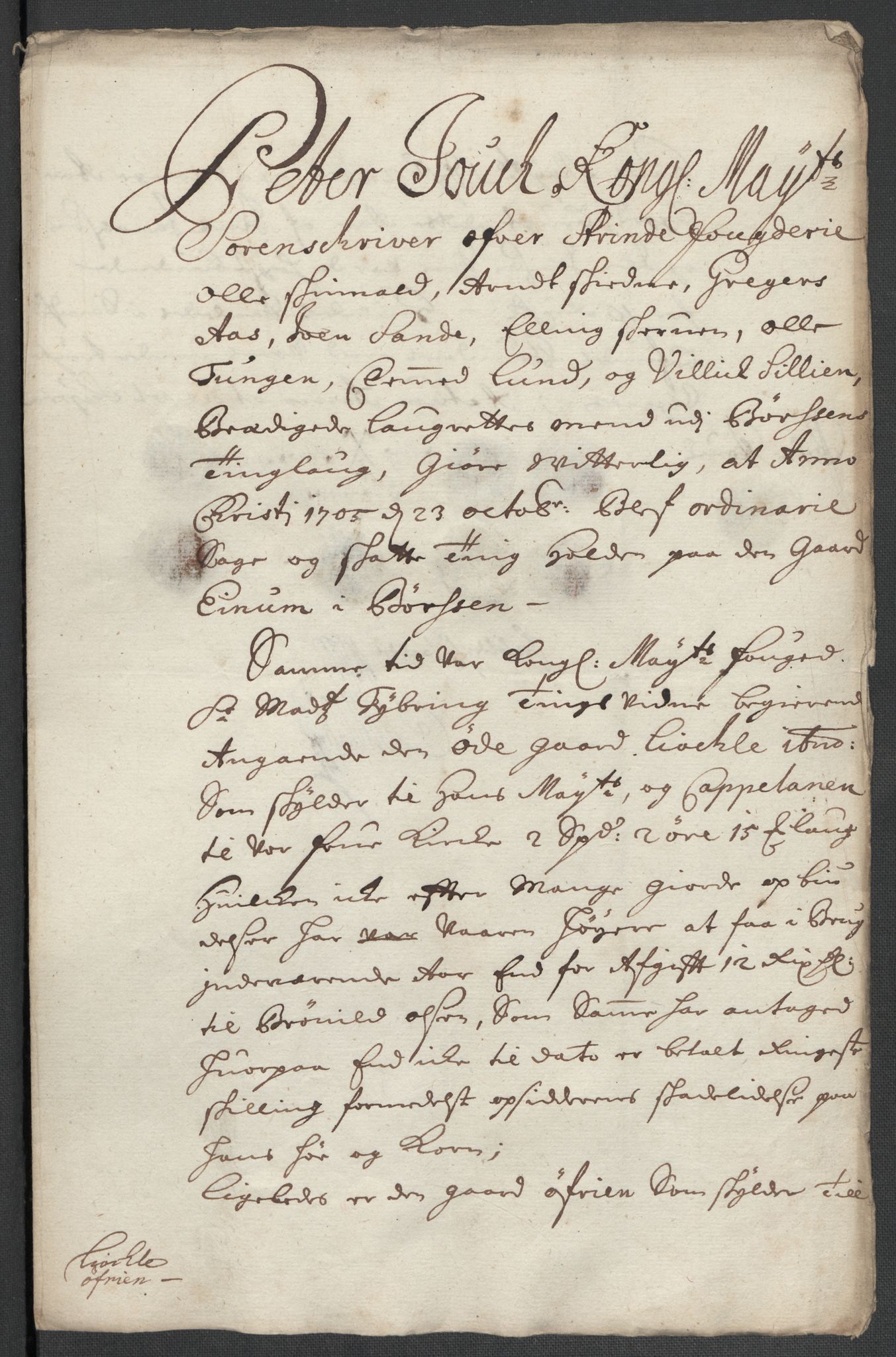 Rentekammeret inntil 1814, Reviderte regnskaper, Fogderegnskap, RA/EA-4092/R61/L4109: Fogderegnskap Strinda og Selbu, 1704-1706, s. 457
