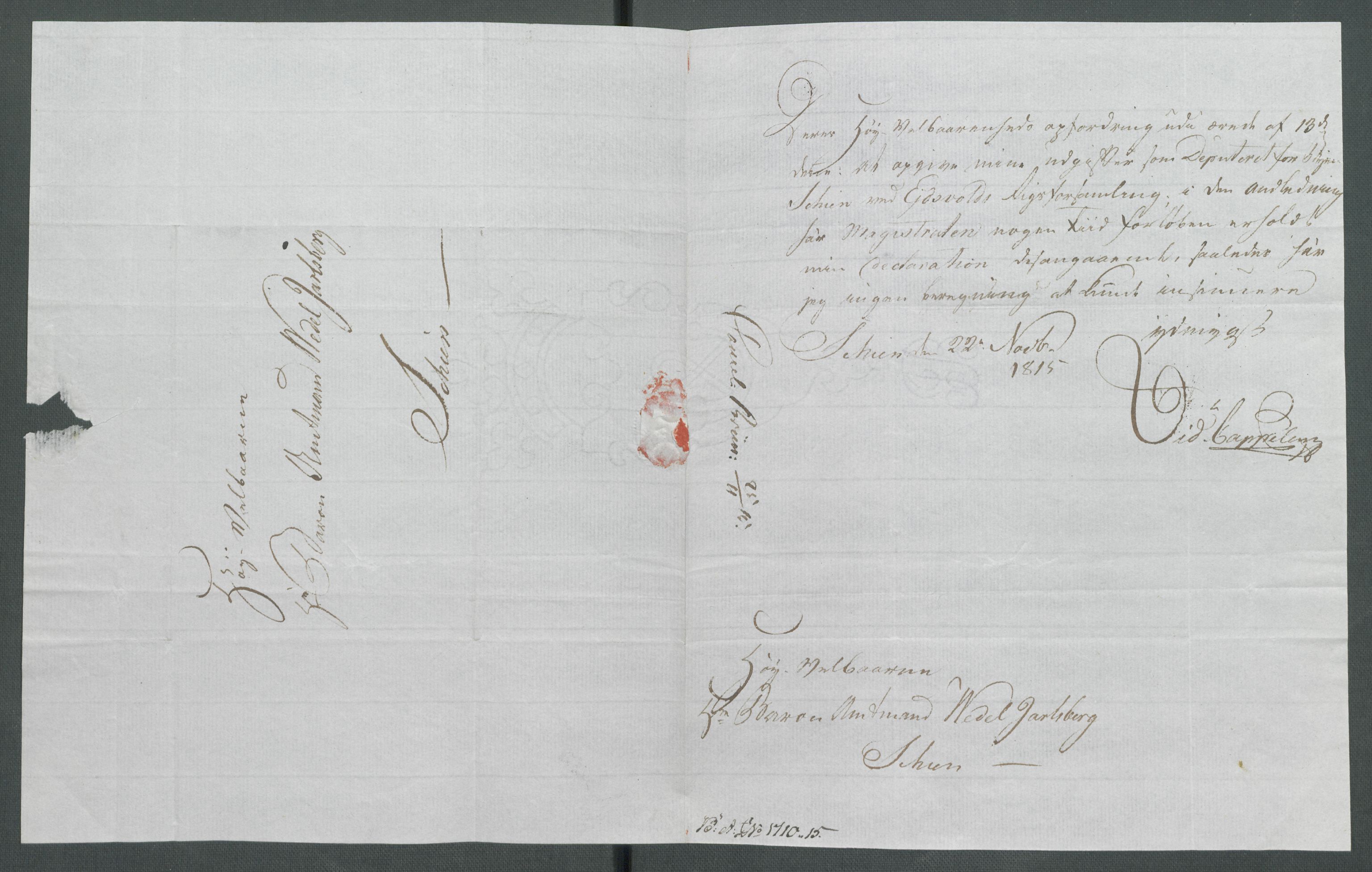 5. departement for finans-, handels- og tollfaget, RA/S-3893/C/Cb/L0014: Regninger fra Riksforsamlingens deputerede, 1814, s. 292