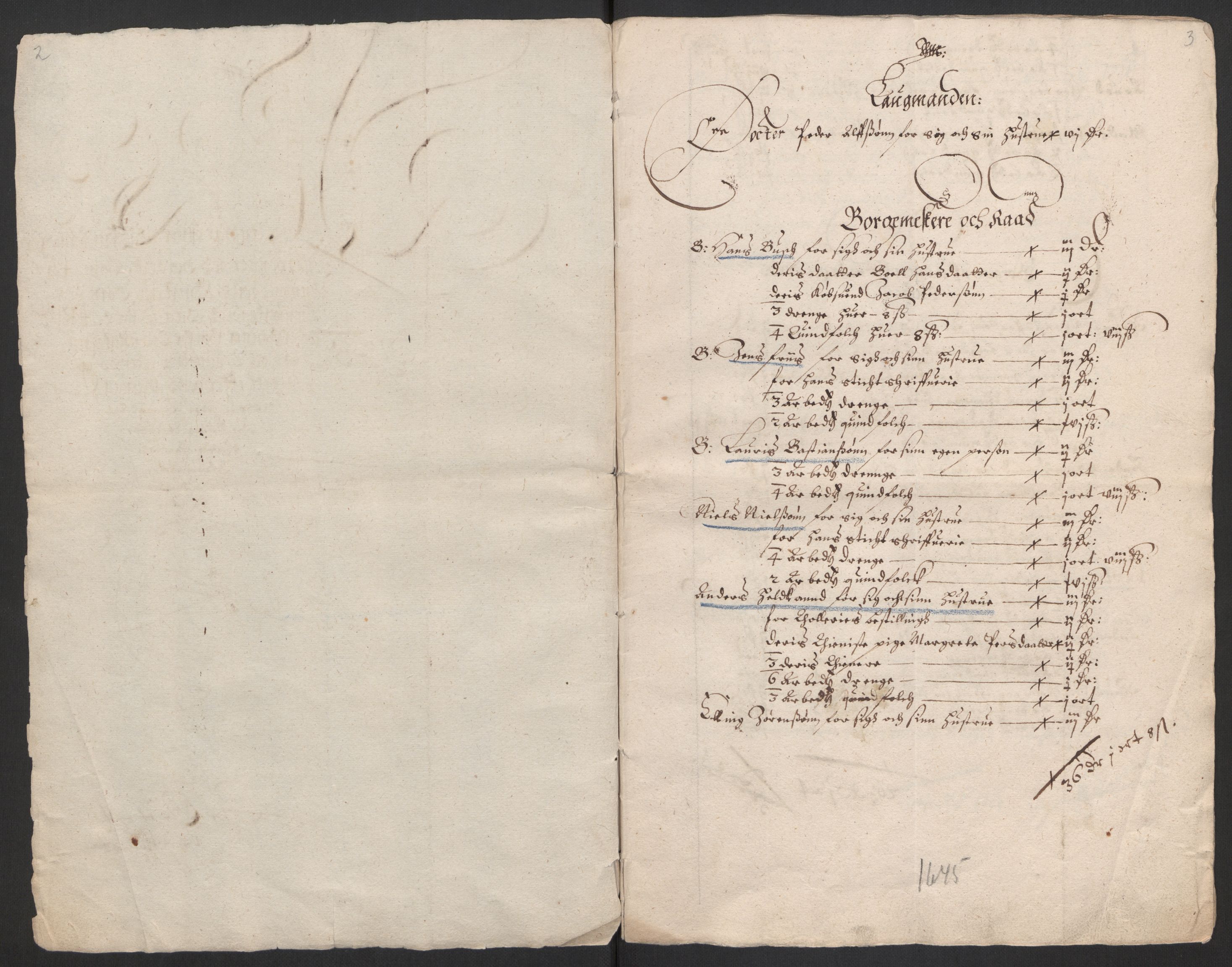 Rentekammeret inntil 1814, Reviderte regnskaper, Byregnskaper, RA/EA-4066/R/Rs/L0504: [S1] Kontribusjonsregnskap, 1631-1684, s. 9