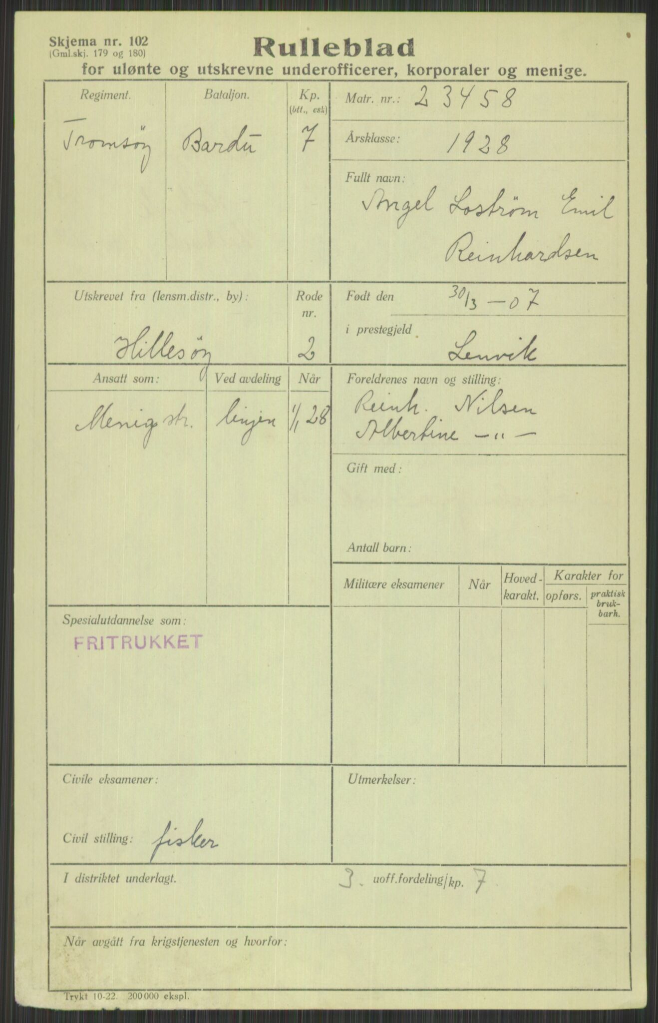 Forsvaret, Troms infanteriregiment nr. 16, AV/RA-RAFA-3146/P/Pa/L0013/0003: Rulleblad / Rulleblad for regimentets menige mannskaper, årsklasse 1928, 1928, s. 671