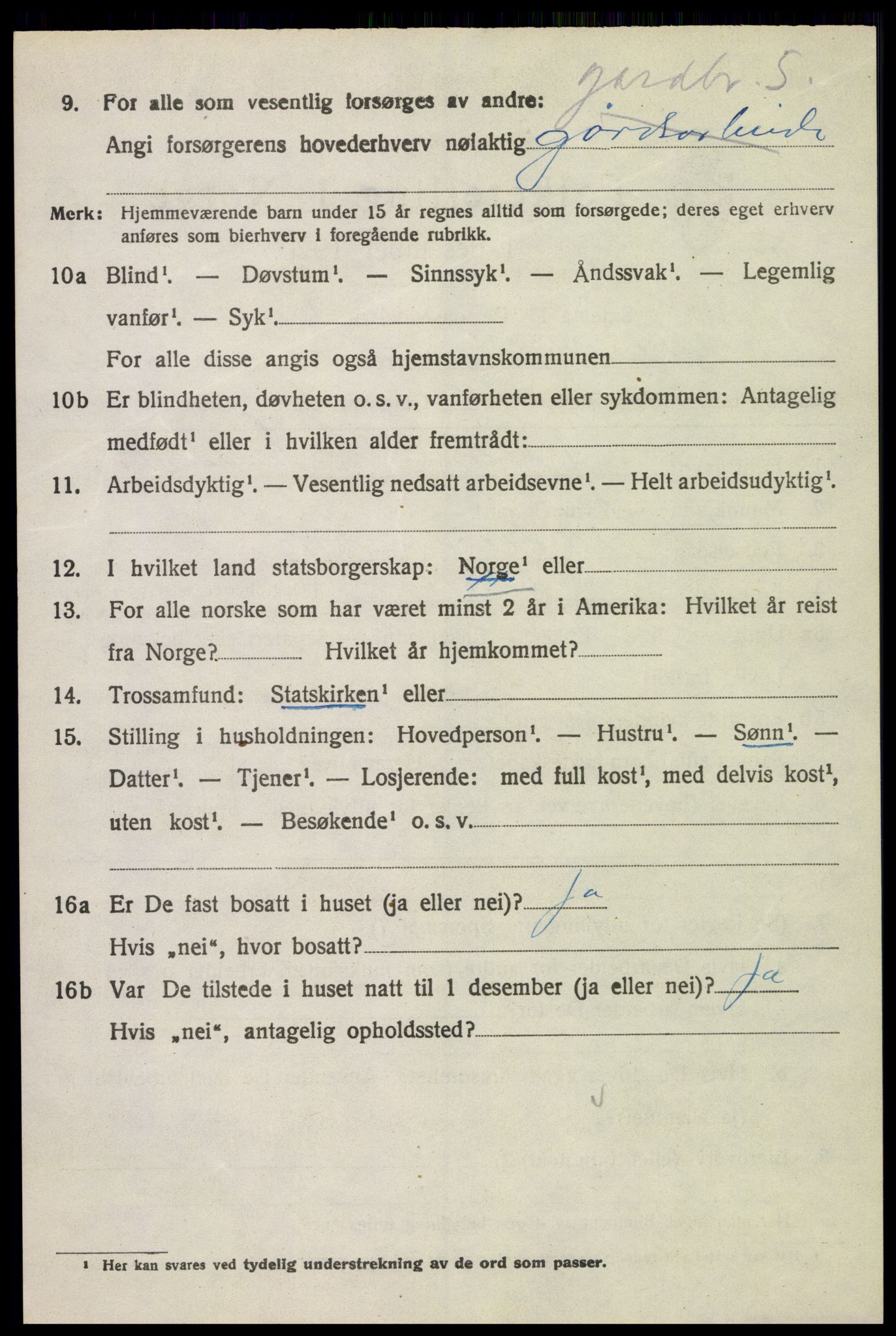 SAH, Folketelling 1920 for 0411 Nes herred, 1920, s. 5407