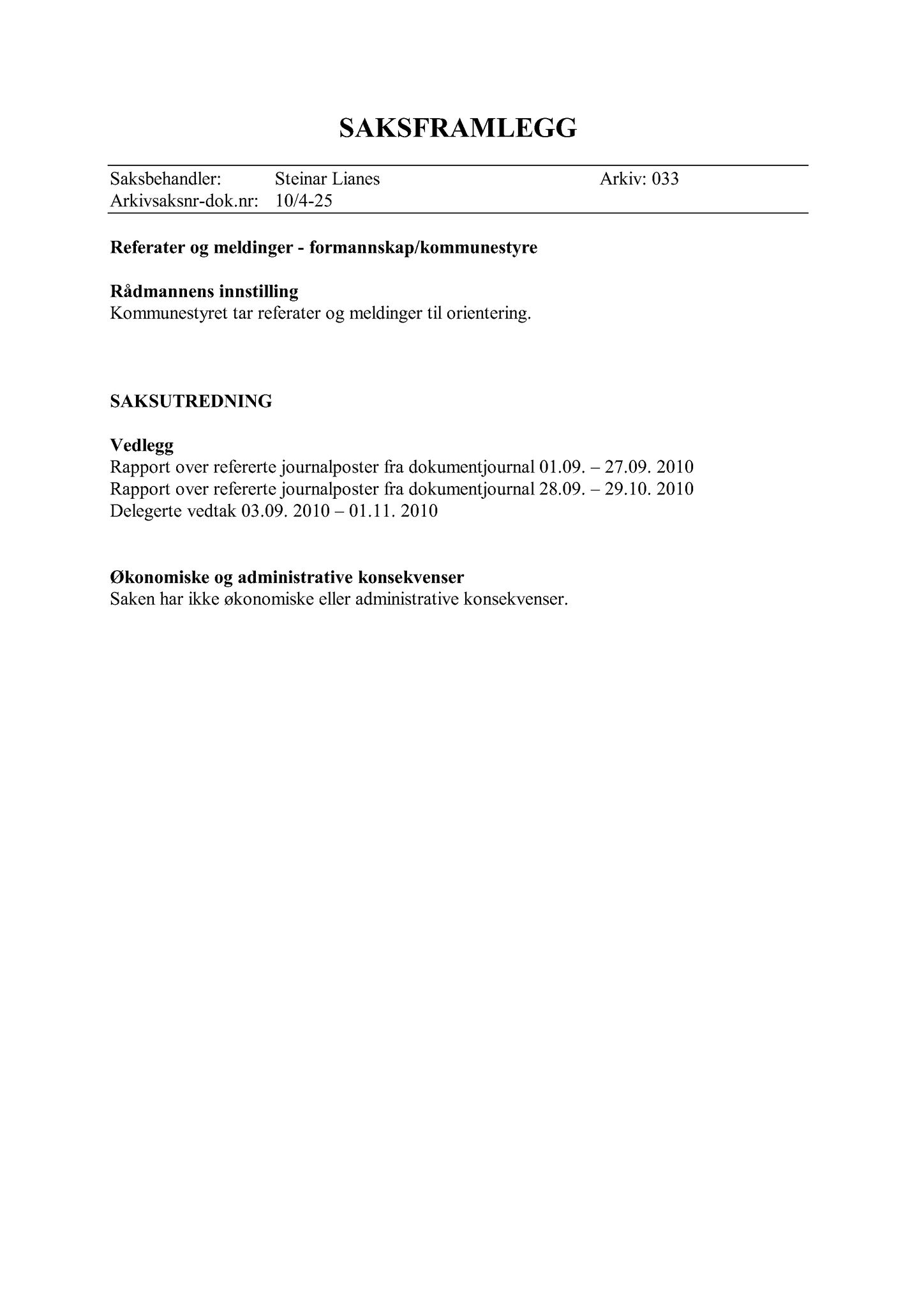 Klæbu Kommune, TRKO/KK/02-FS/L003: Formannsskapet - Møtedokumenter, 2010, s. 1245