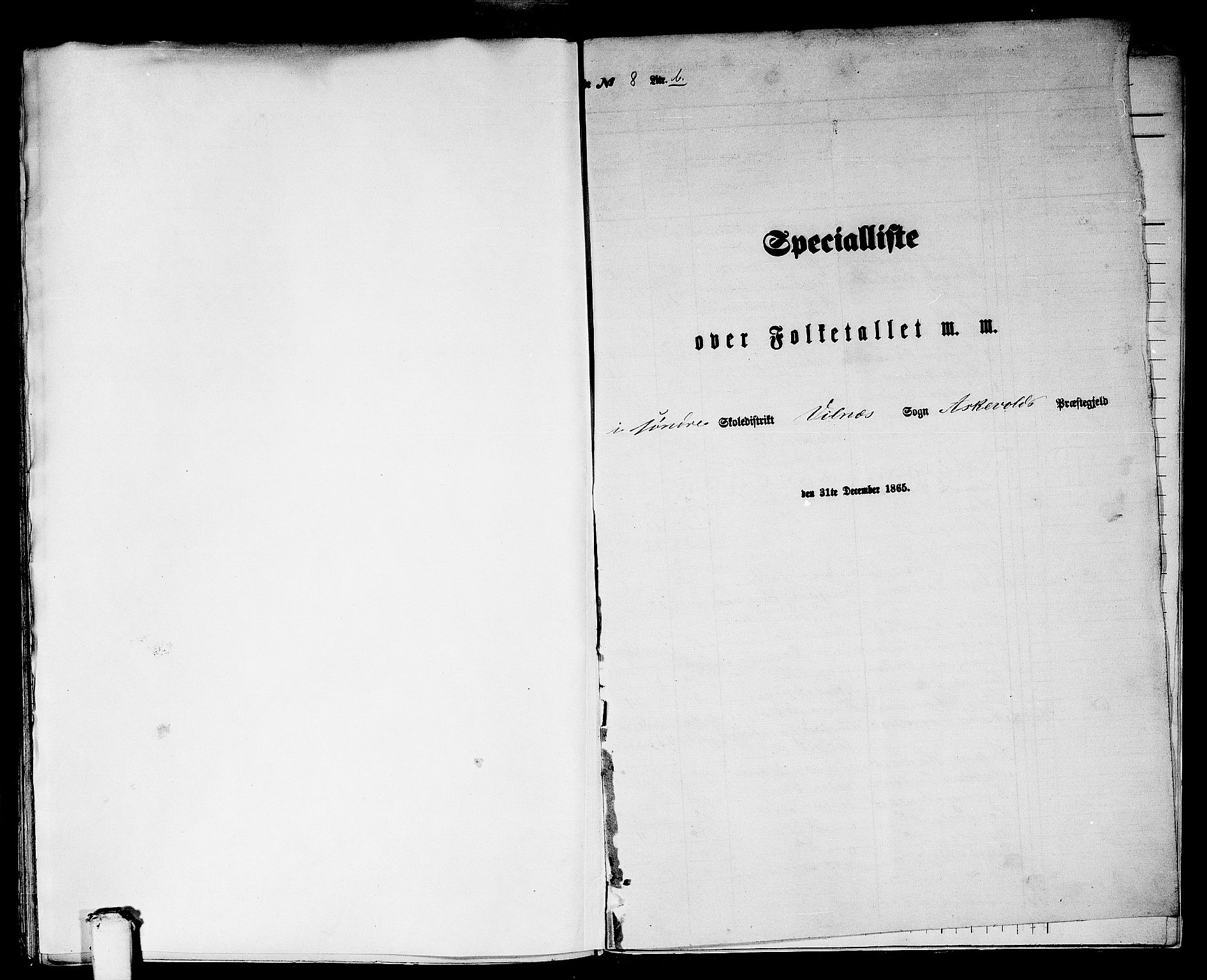 RA, Folketelling 1865 for 1428P Askvoll prestegjeld, 1865, s. 148