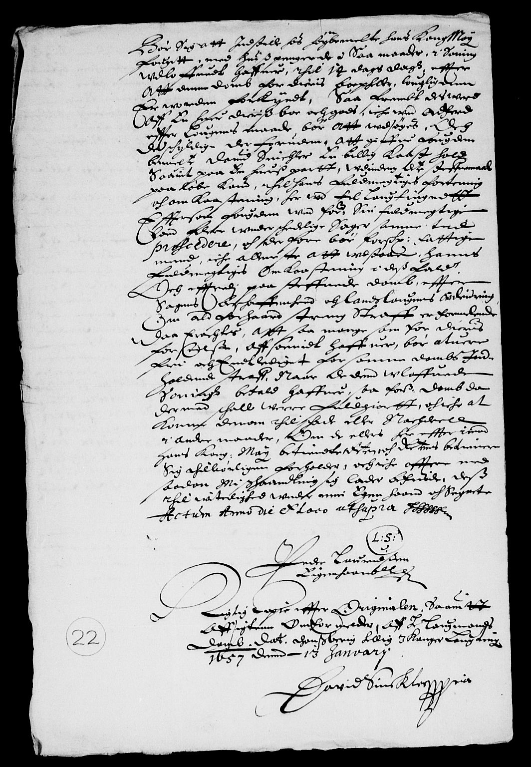 Rentekammeret inntil 1814, Reviderte regnskaper, Lensregnskaper, AV/RA-EA-5023/R/Rb/Rba/L0241: Akershus len, 1657-1658