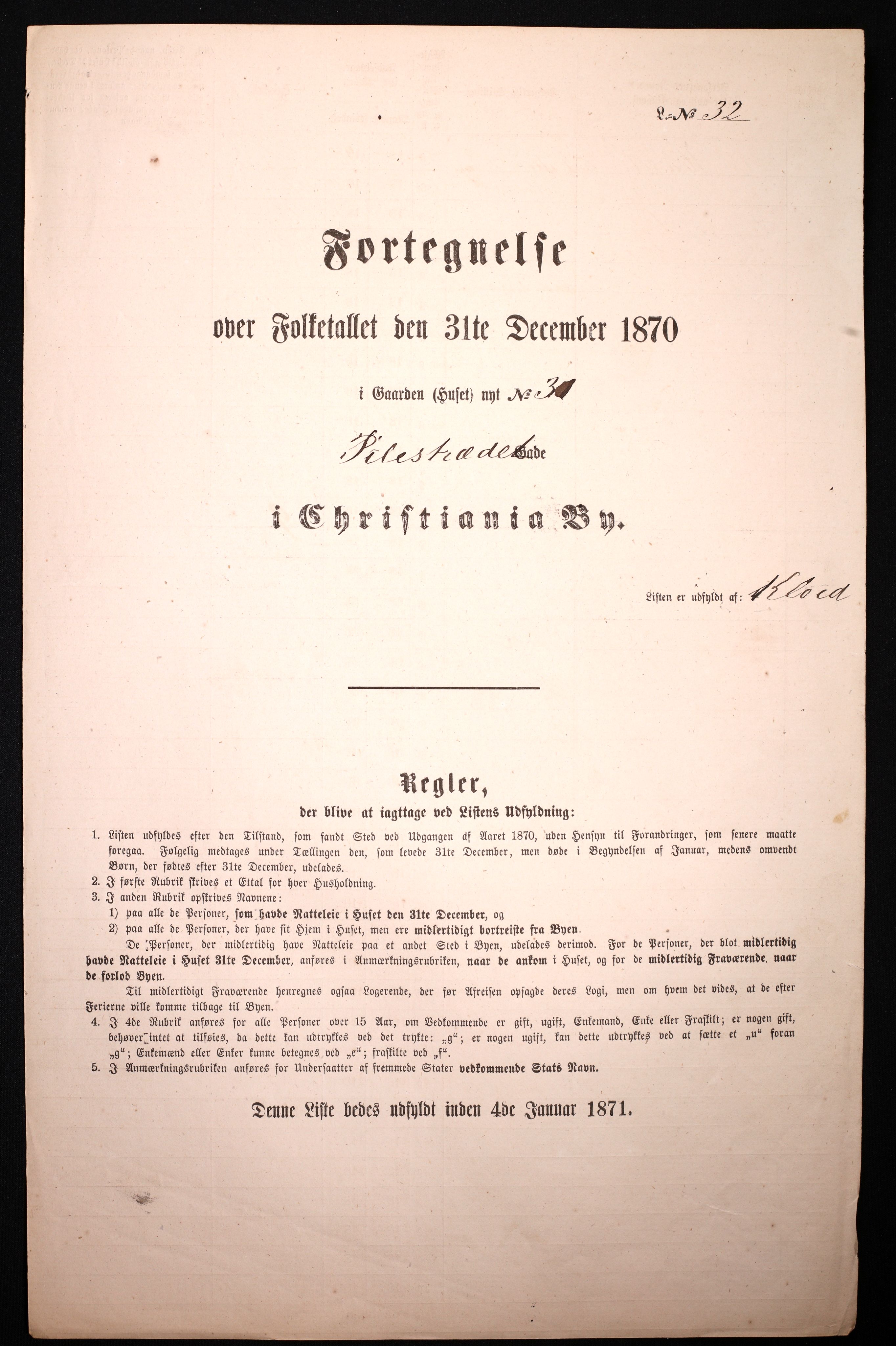 RA, Folketelling 1870 for 0301 Kristiania kjøpstad, 1870, s. 2759