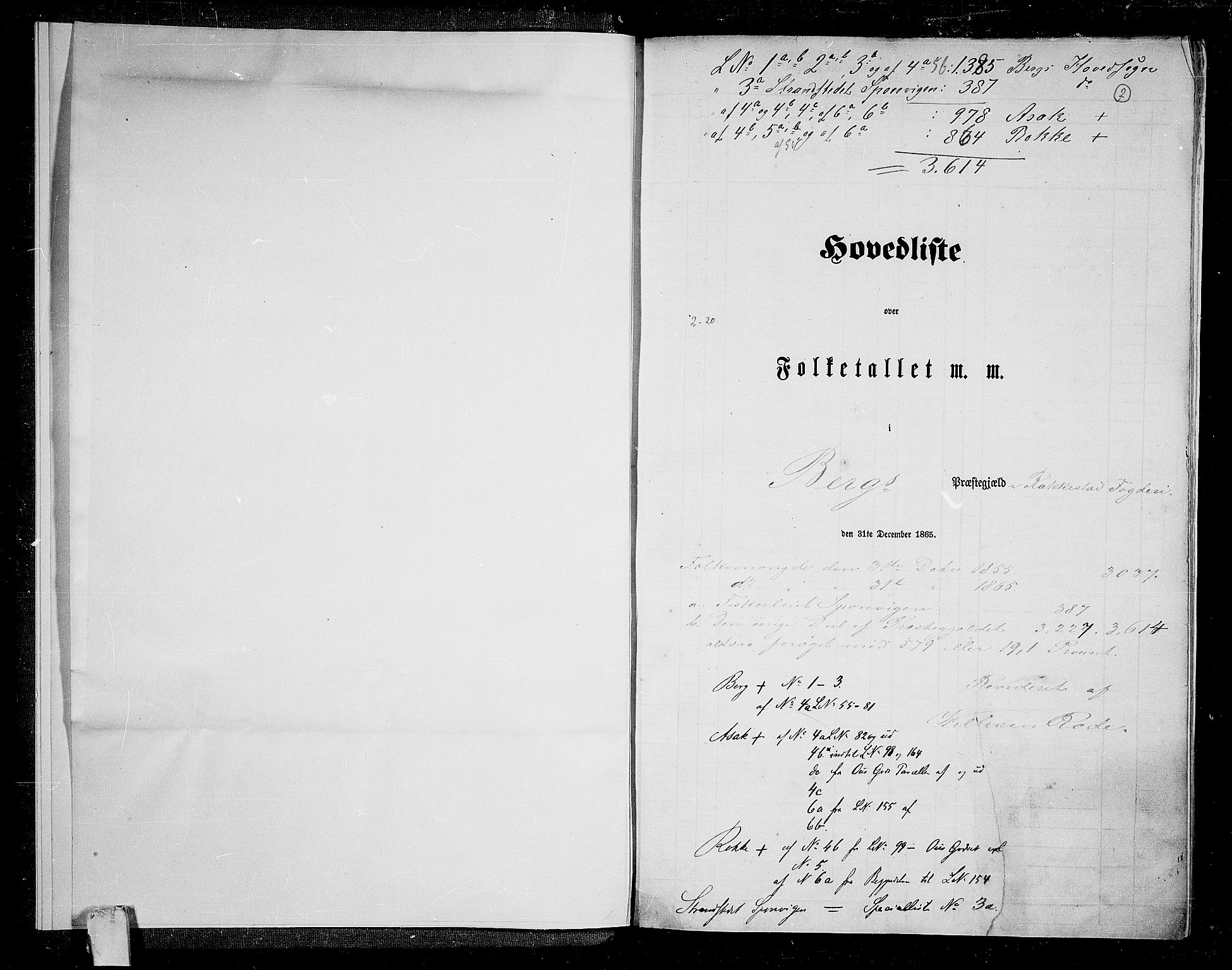 RA, Folketelling 1865 for 0116P Berg prestegjeld, 1865, s. 6