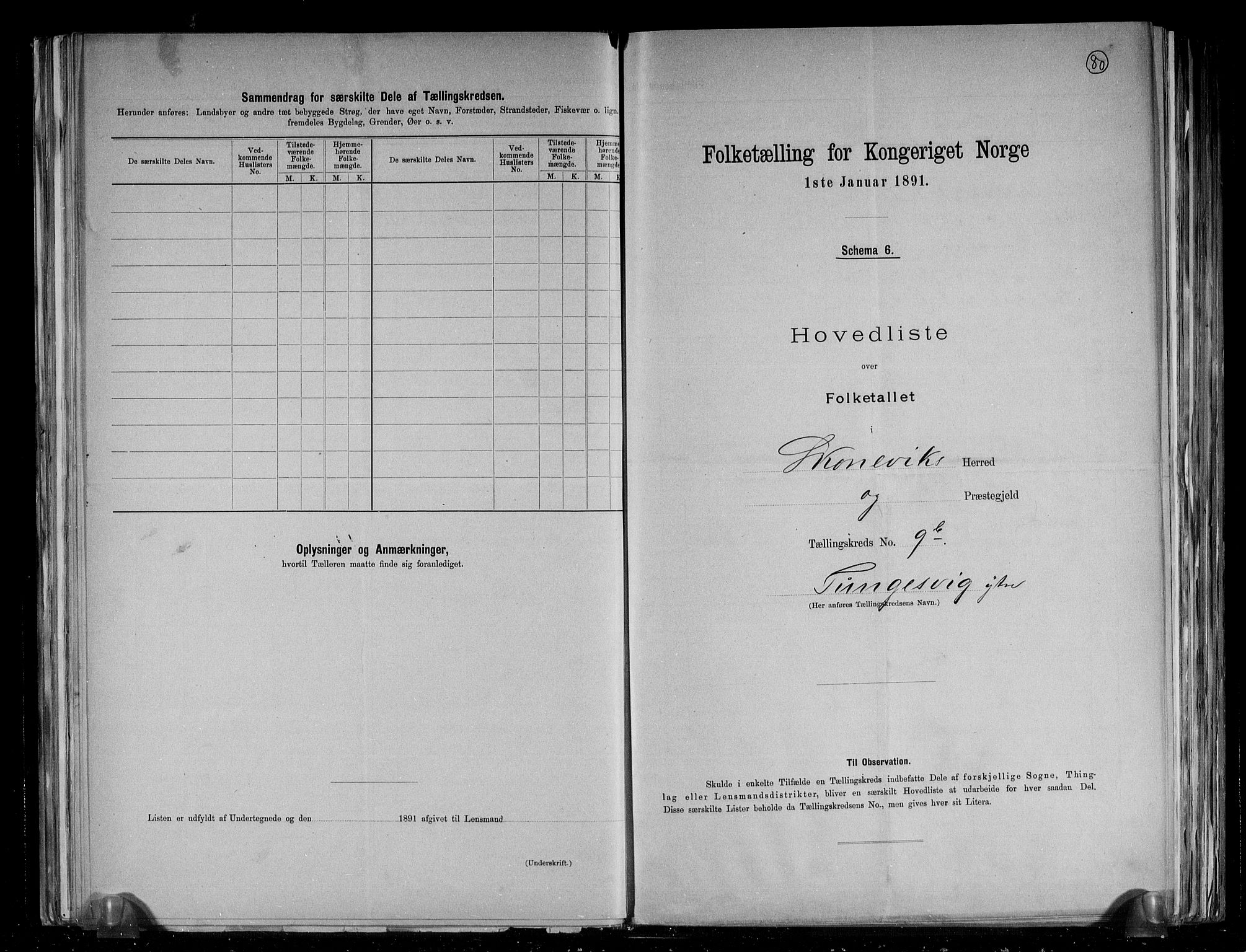 RA, Folketelling 1891 for 1212 Skånevik herred, 1891, s. 22