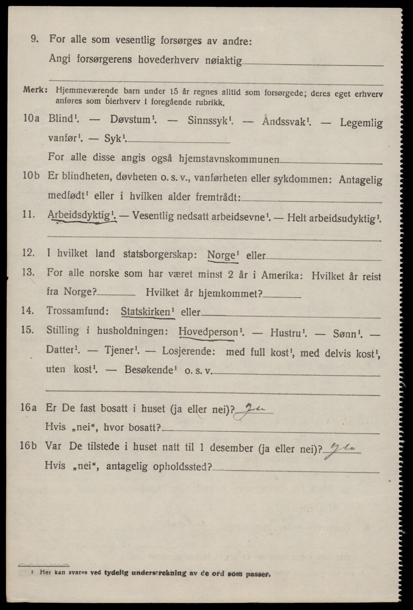 SAKO, Folketelling 1920 for 0833 Lårdal herred, 1920, s. 1196