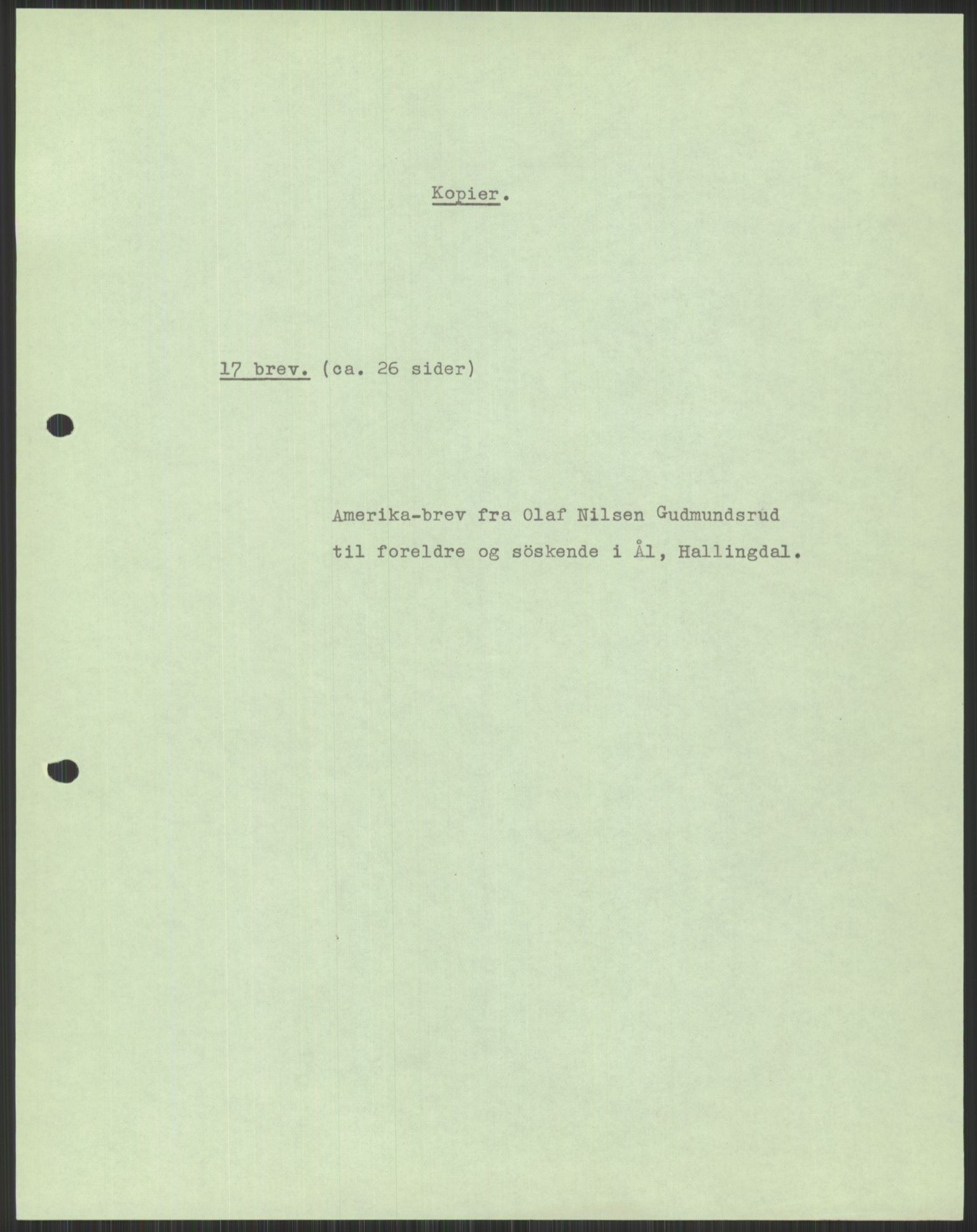 Samlinger til kildeutgivelse, Amerikabrevene, RA/EA-4057/F/L0037: Arne Odd Johnsens amerikabrevsamling I, 1855-1900, s. 1073