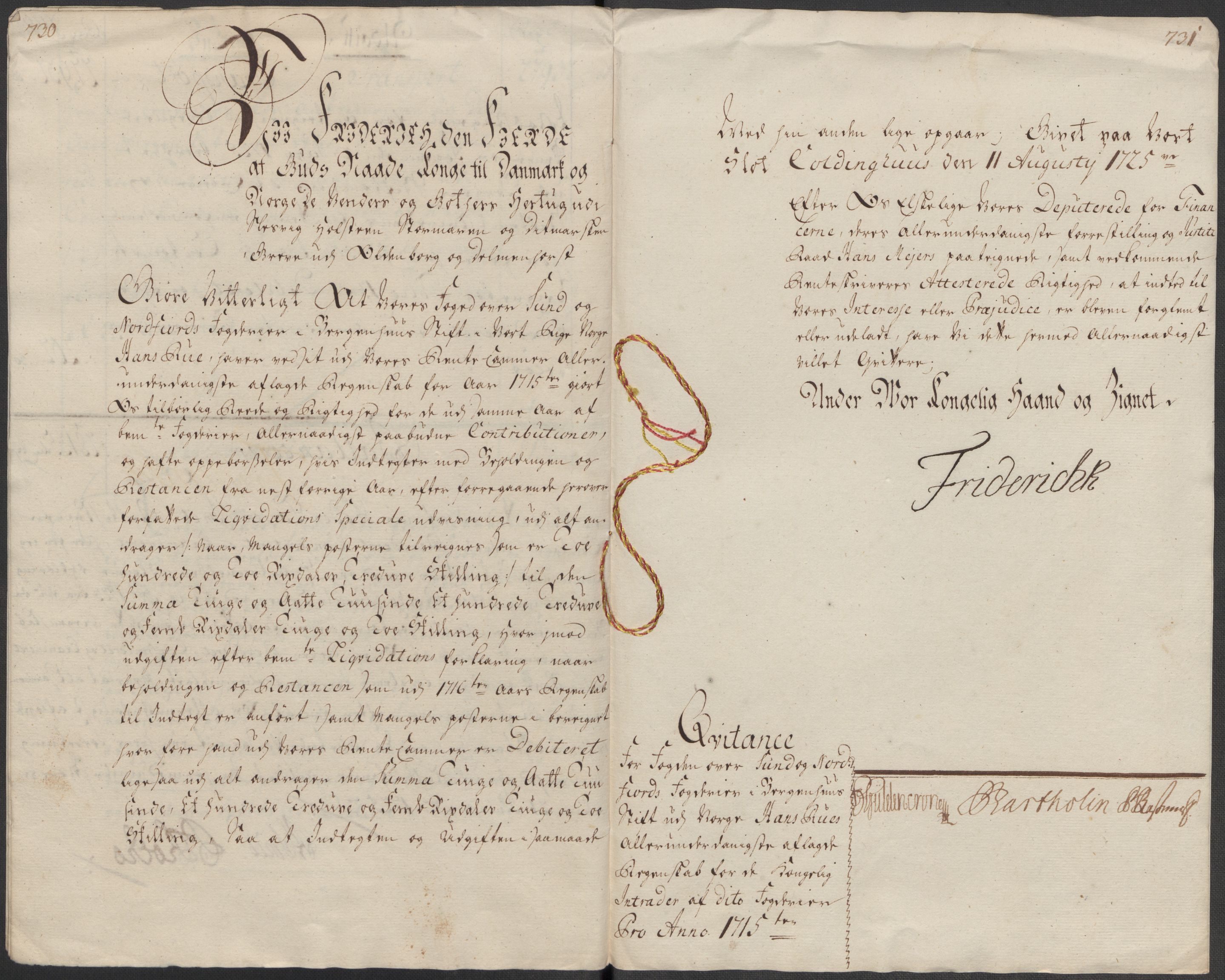 Rentekammeret inntil 1814, Reviderte regnskaper, Fogderegnskap, AV/RA-EA-4092/R53/L3439: Fogderegnskap Sunn- og Nordfjord, 1715, s. 35