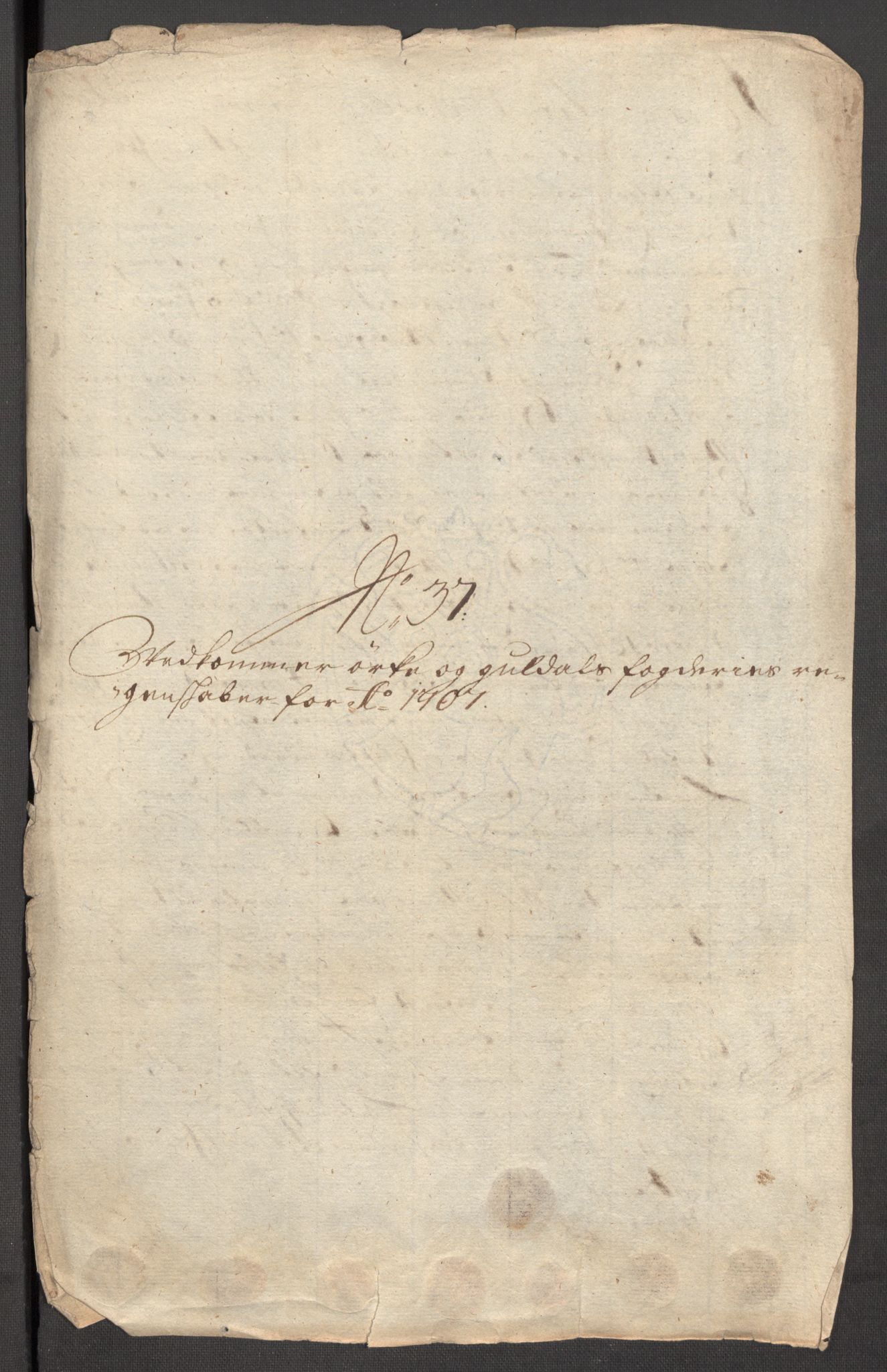 Rentekammeret inntil 1814, Reviderte regnskaper, Fogderegnskap, RA/EA-4092/R60/L3957: Fogderegnskap Orkdal og Gauldal, 1707, s. 406