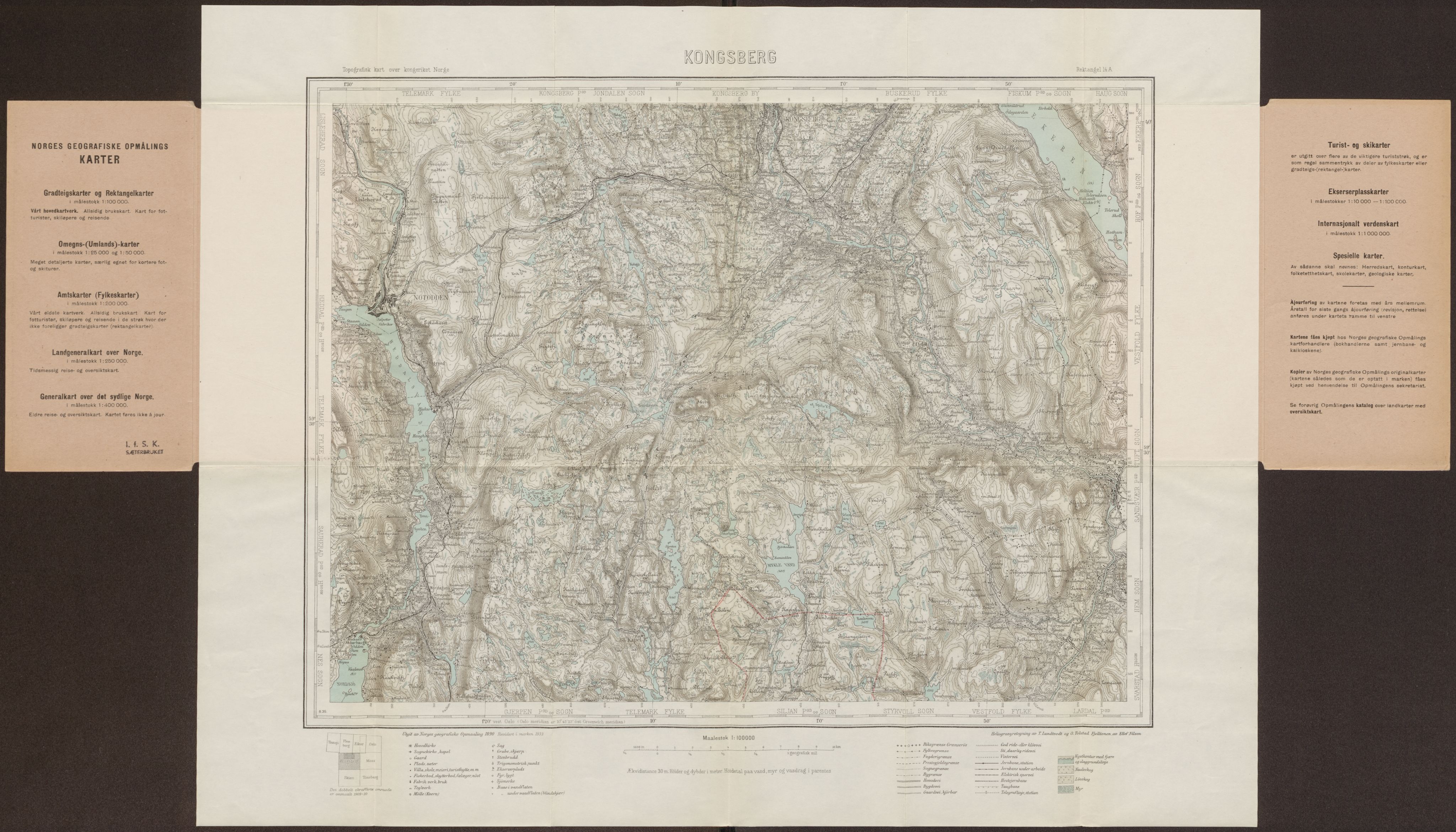 Instituttet for sammenlignende kulturforskning, AV/RA-PA-0424/F/Fc/L0007/0001: Eske B7: / Telemark (perm XVI), 1934-1936