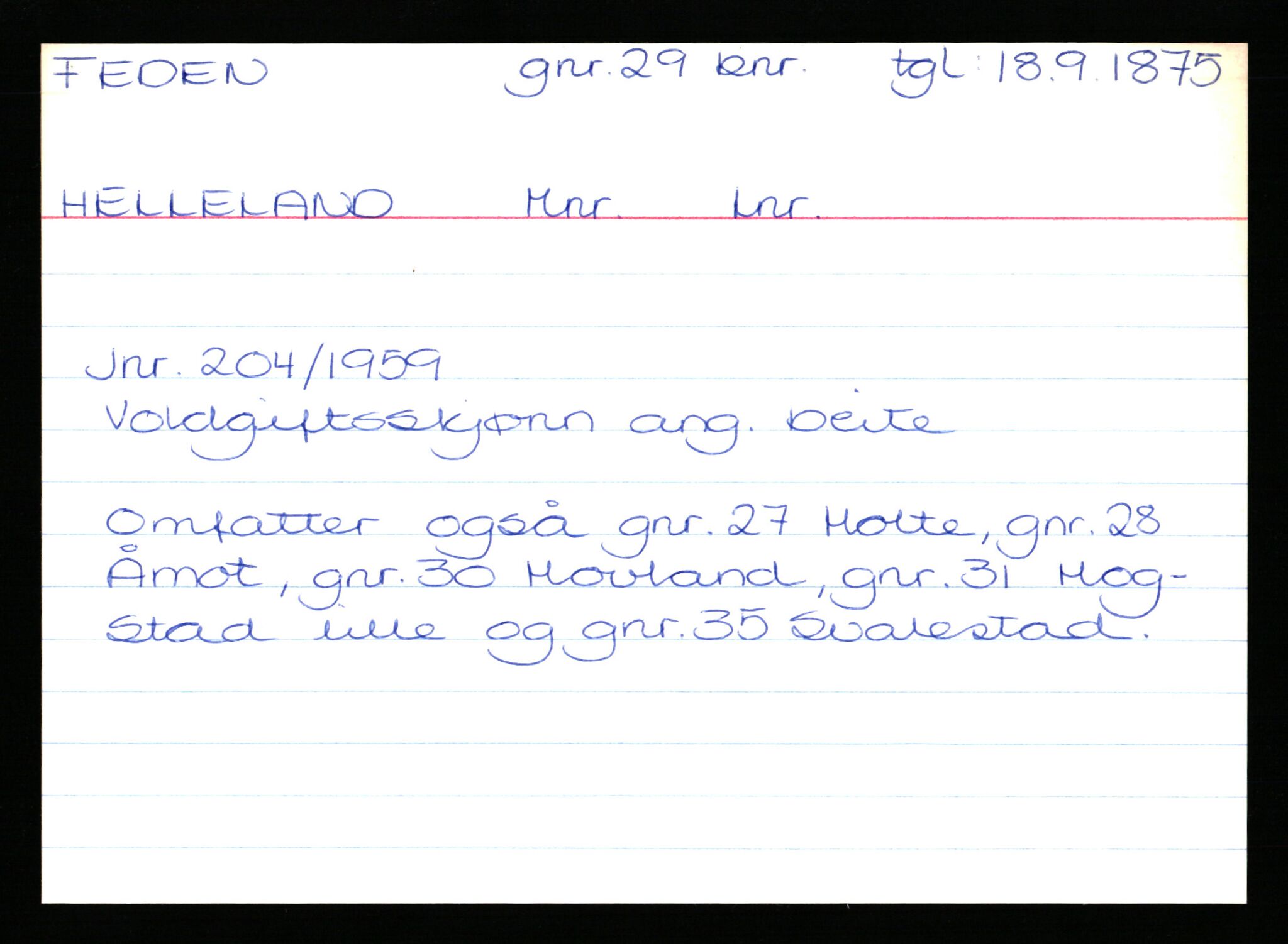 Statsarkivet i Stavanger, AV/SAST-A-101971/03/Y/Yk/L0009: Registerkort sortert etter gårdsnavn: Ersdal - Fikstveit, 1750-1930, s. 424