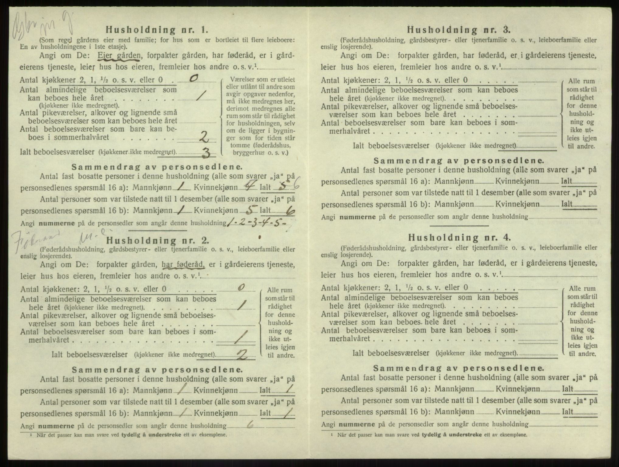 SAB, Folketelling 1920 for 1432 Førde herred, 1920, s. 238