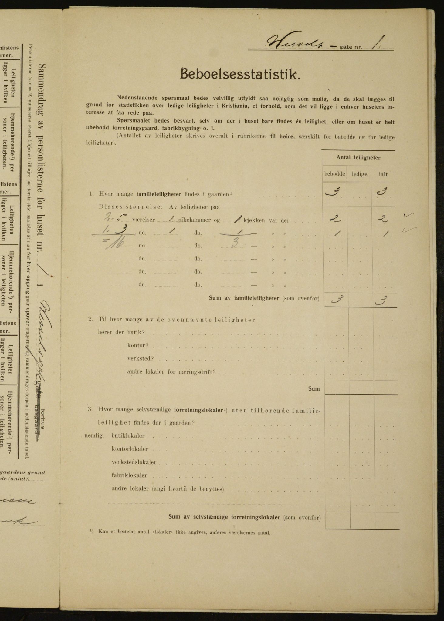 OBA, Kommunal folketelling 1.2.1910 for Kristiania, 1910, s. 121287