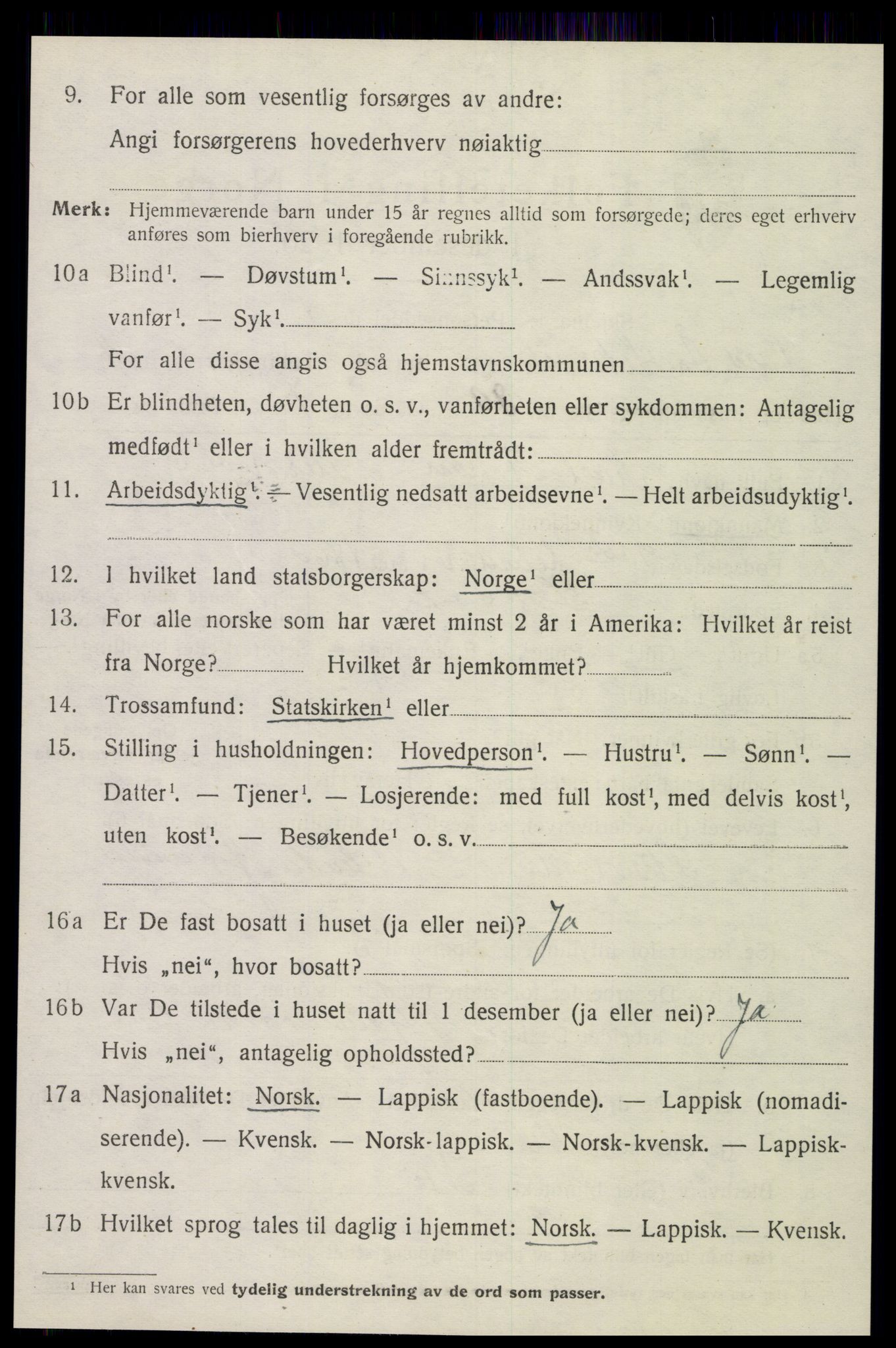 SAT, Folketelling 1920 for 1718 Leksvik herred, 1920, s. 4525