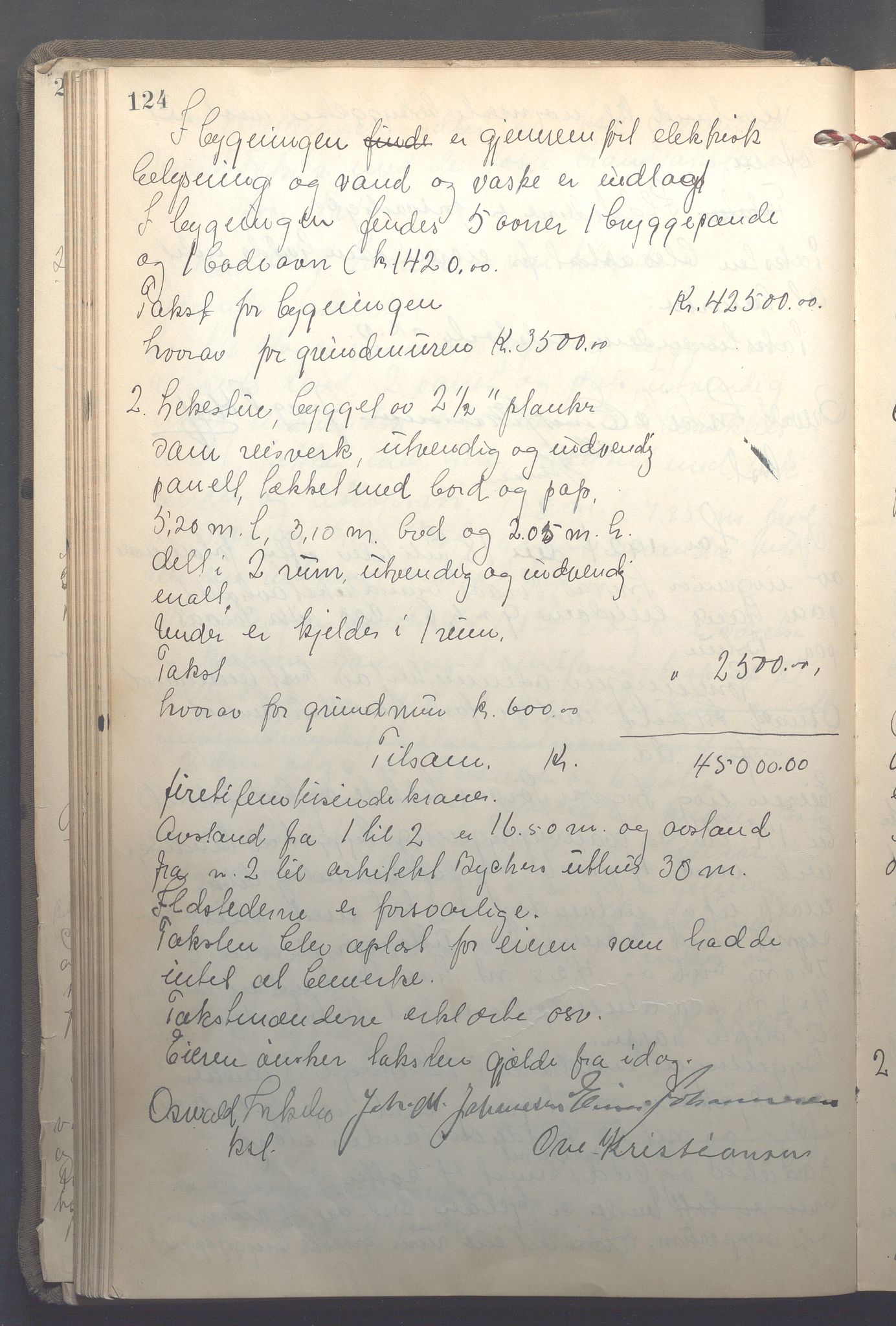 Lensmennene i Aker, OBA/A-10133/F/Fb/L0002: Branntakstprotokoll, 1922-1929, s. 124