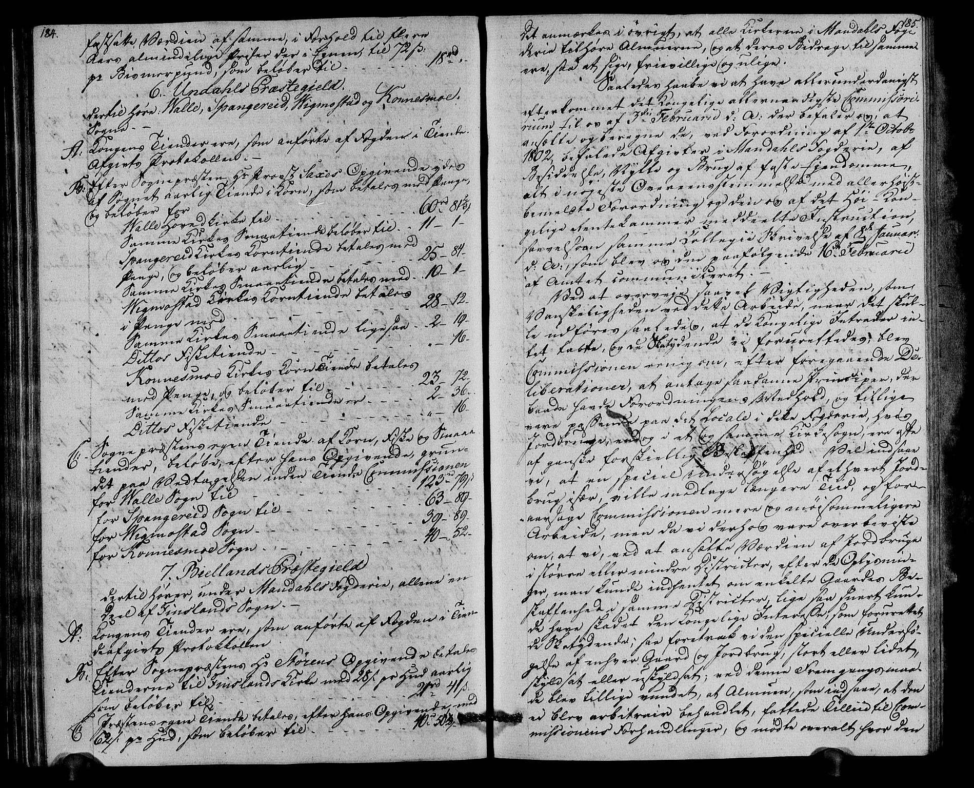 Rentekammeret inntil 1814, Realistisk ordnet avdeling, AV/RA-EA-4070/N/Ne/Nea/L0086: Mandal fogderi. Deliberasjonsprotokoll, 1803, s. 94