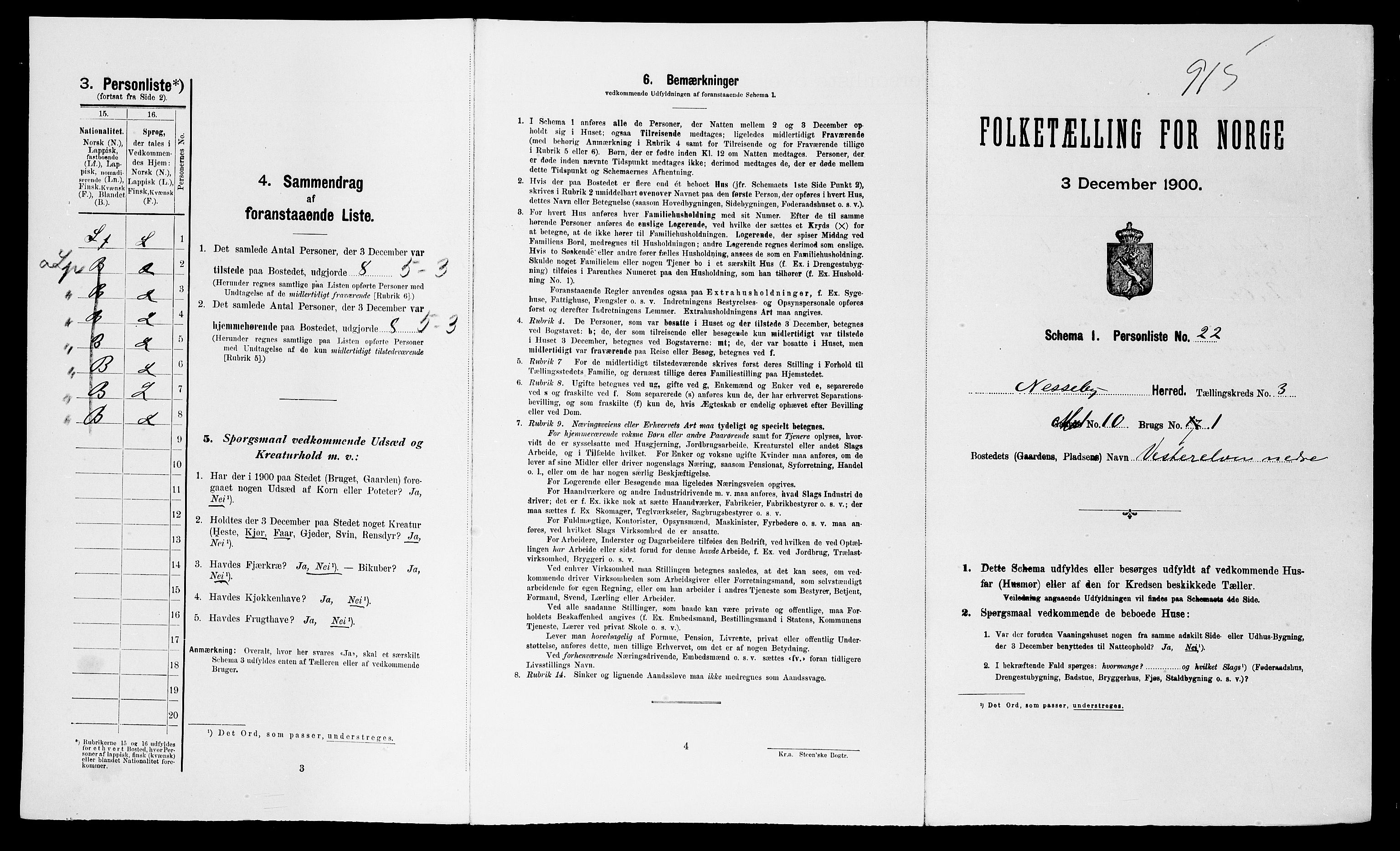 SATØ, Folketelling 1900 for 2027 Nesseby herred, 1900, s. 248
