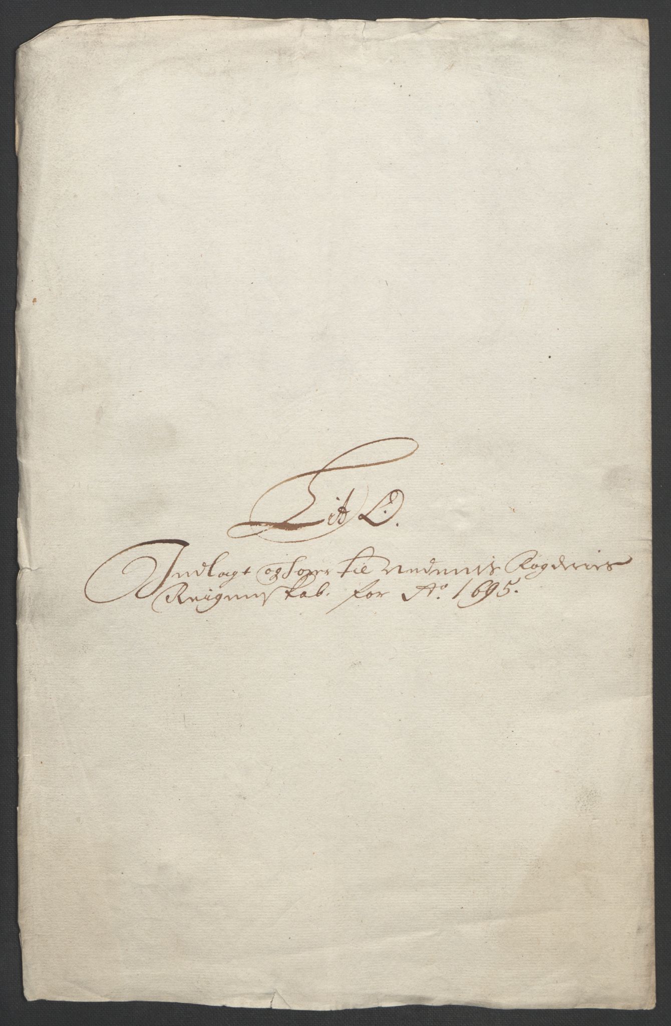 Rentekammeret inntil 1814, Reviderte regnskaper, Fogderegnskap, RA/EA-4092/R39/L2312: Fogderegnskap Nedenes, 1693-1695, s. 331