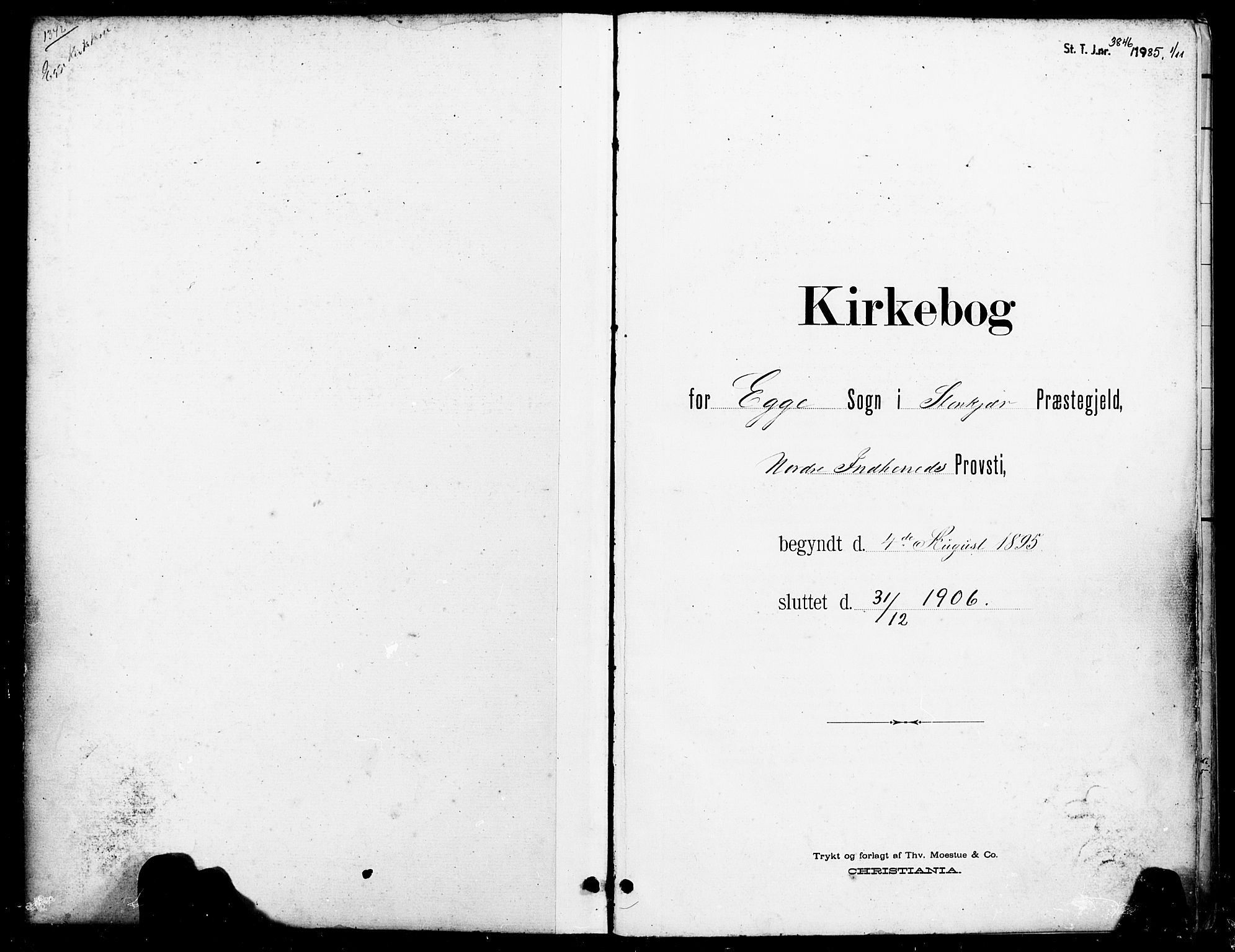 Ministerialprotokoller, klokkerbøker og fødselsregistre - Nord-Trøndelag, SAT/A-1458/740/L0379: Ministerialbok nr. 740A02, 1895-1907