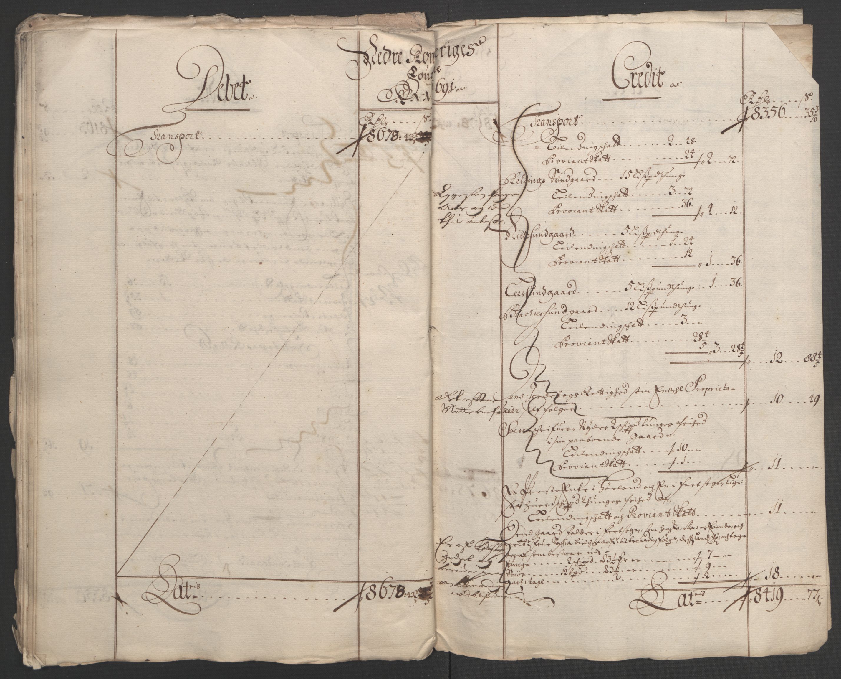 Rentekammeret inntil 1814, Reviderte regnskaper, Fogderegnskap, RA/EA-4092/R11/L0576: Fogderegnskap Nedre Romerike, 1682-1691, s. 33