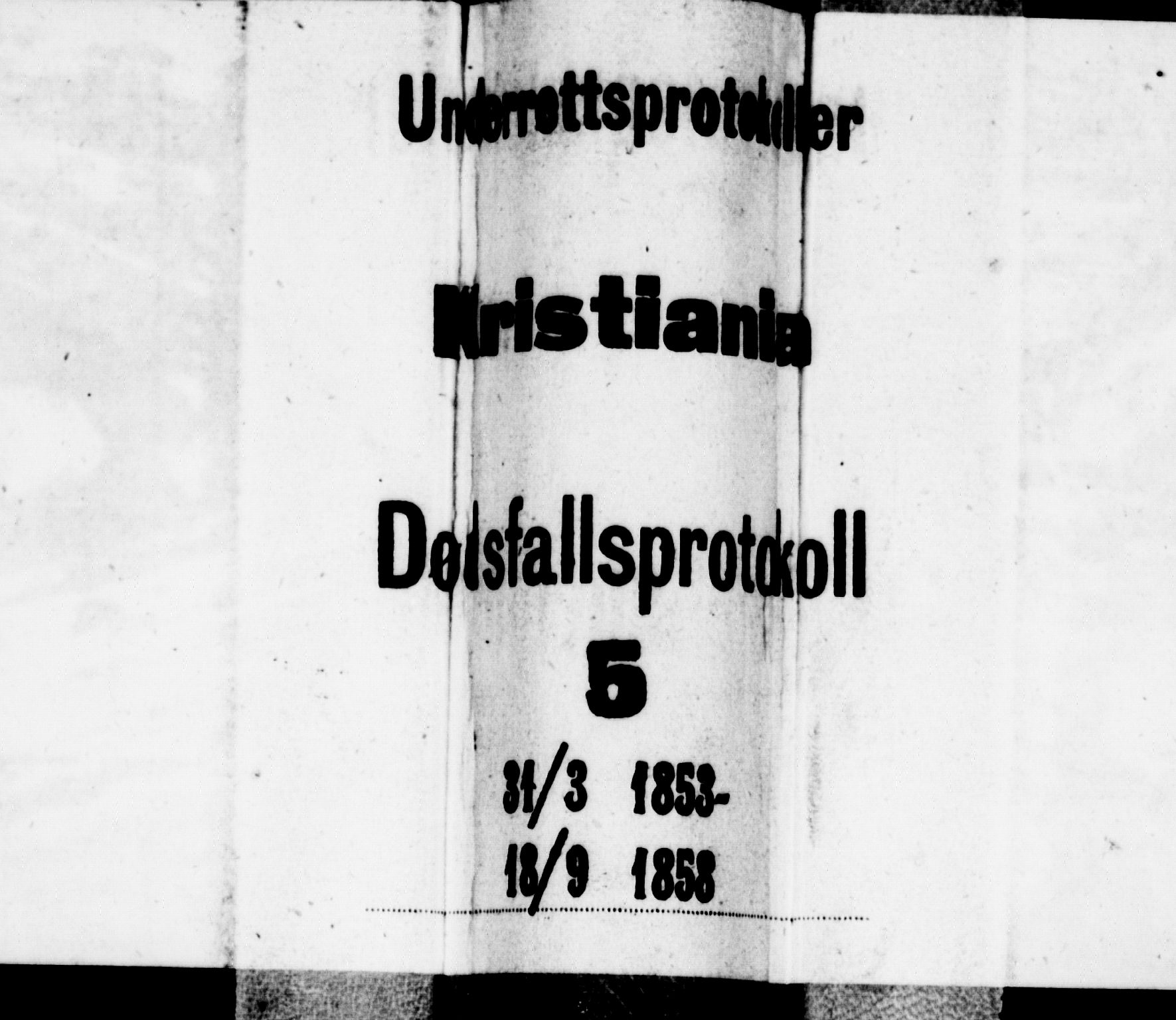Oslo skifterett, AV/SAO-A-10383/G/Ga/Gaa/L0005: Dødsfallsprotokoll, 1853-1858