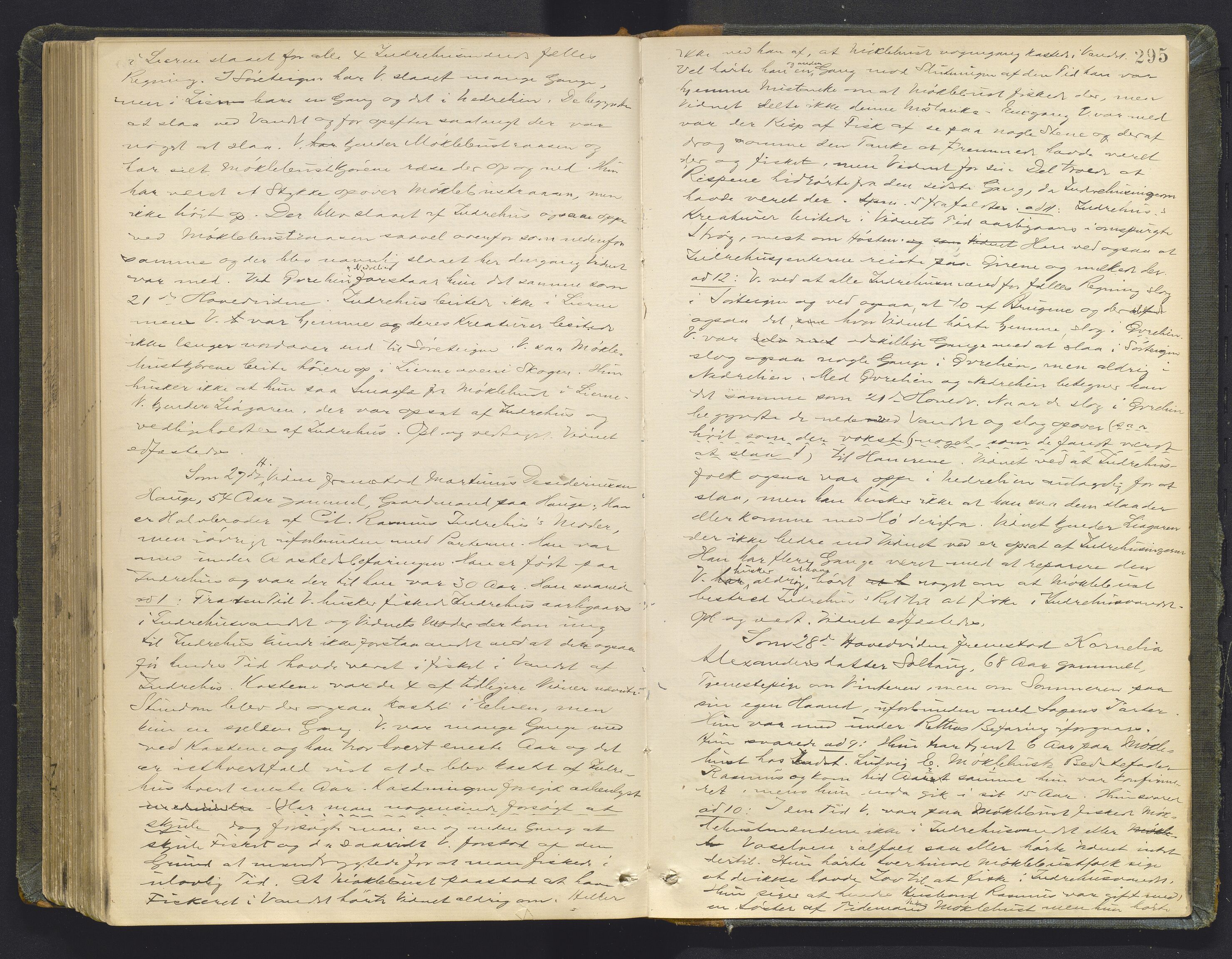 Sunnfjord tingrett, AV/SAB-A-3201/1/F/Fb/Fba/L0053: Ekstrarettsprotokoll, 1888-1897, s. 294b-295a
