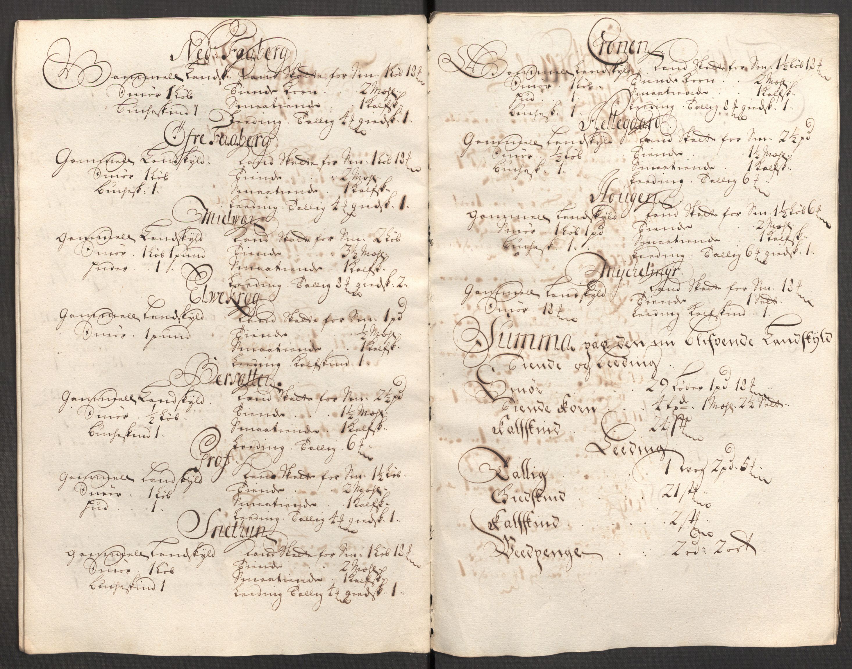 Rentekammeret inntil 1814, Reviderte regnskaper, Fogderegnskap, AV/RA-EA-4092/R52/L3315: Fogderegnskap Sogn, 1708, s. 311