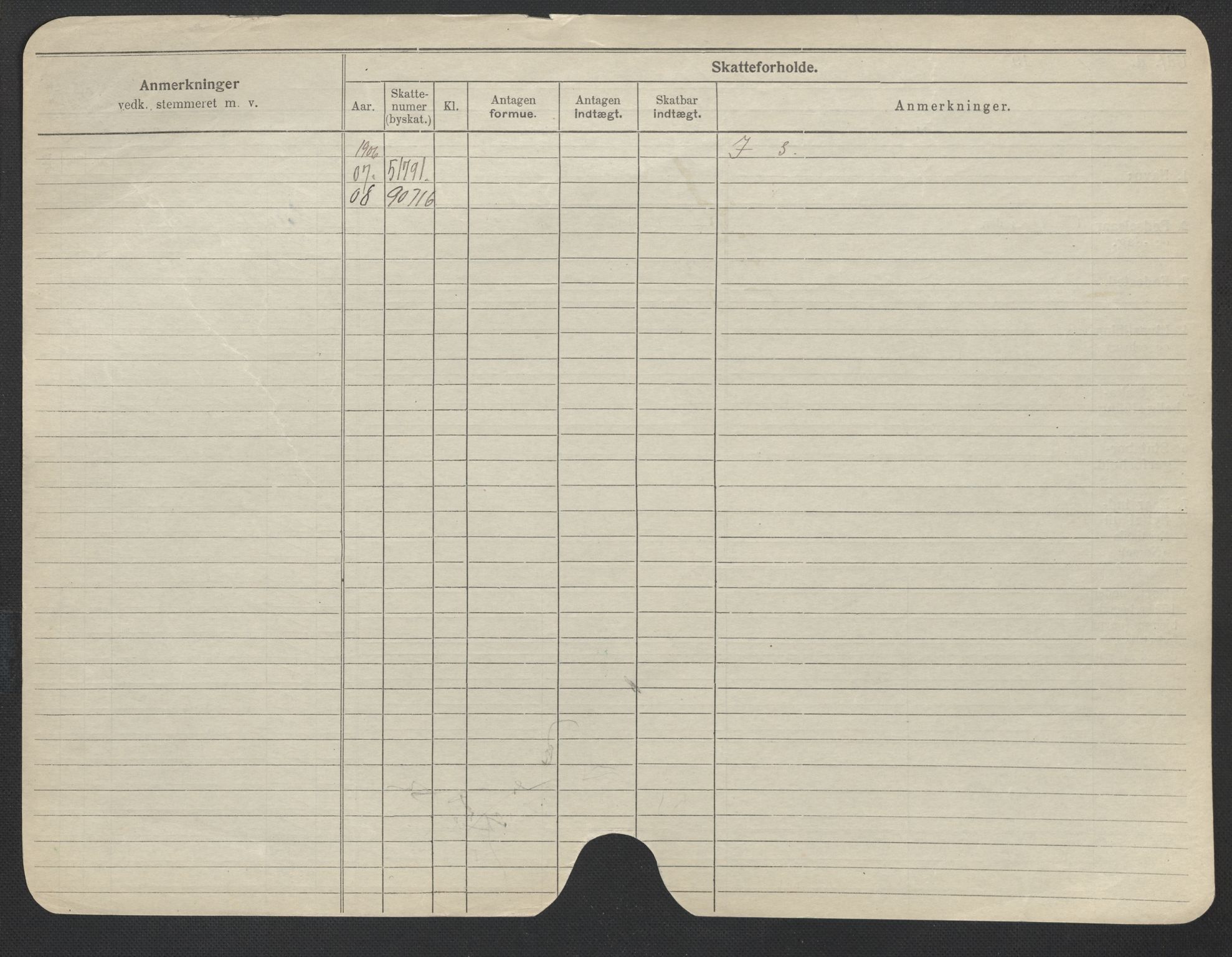 Oslo folkeregister, Registerkort, AV/SAO-A-11715/F/Fa/Fac/L0019: Kvinner, 1906-1914, s. 886b