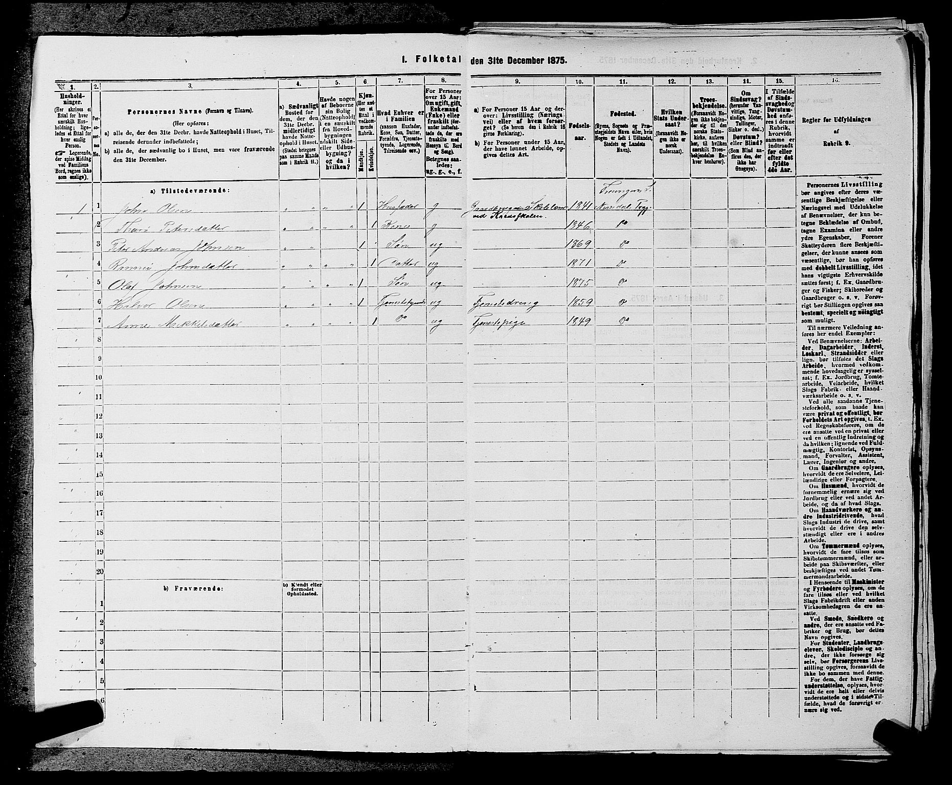 SAKO, Folketelling 1875 for 0830P Nissedal prestegjeld, 1875, s. 488