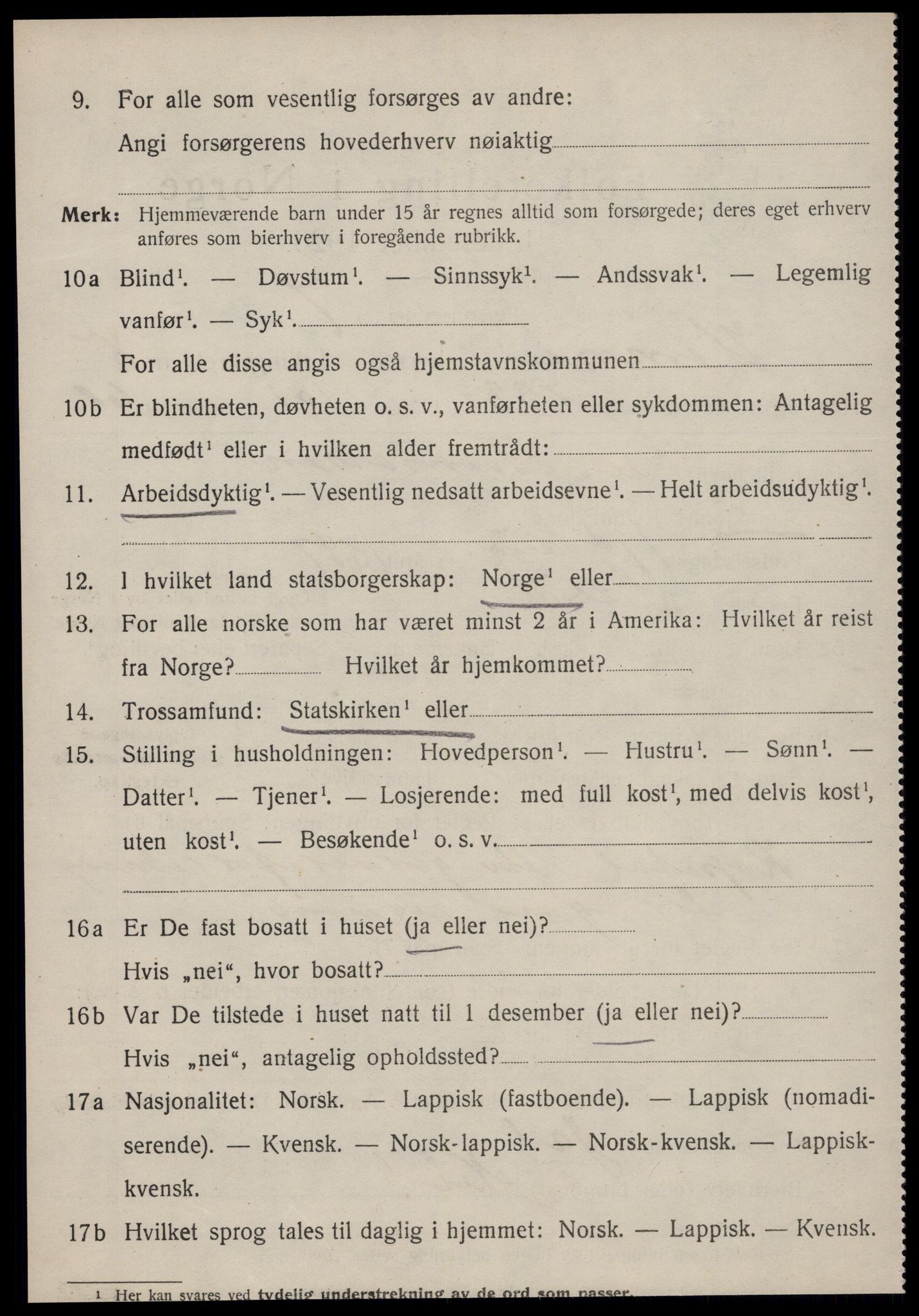 SAT, Folketelling 1920 for 1612 Hemne herred, 1920, s. 5127
