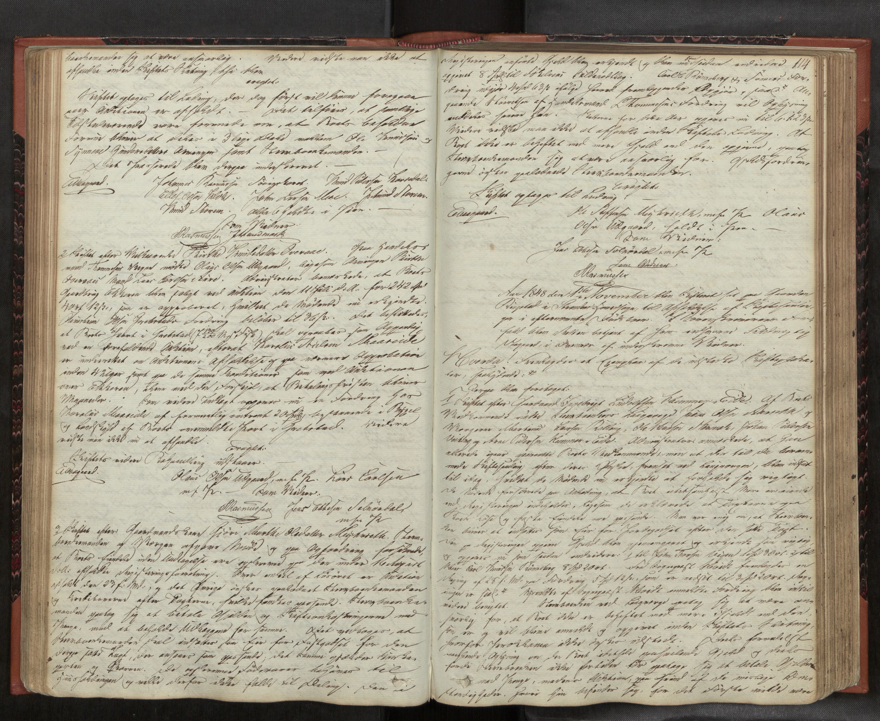 Nordre Sunnmøre sorenskriveri, AV/SAT-A-0006/1/3/3B/L0001: Skiftebehandlingsprotokoll, 1846-1852, s. 114