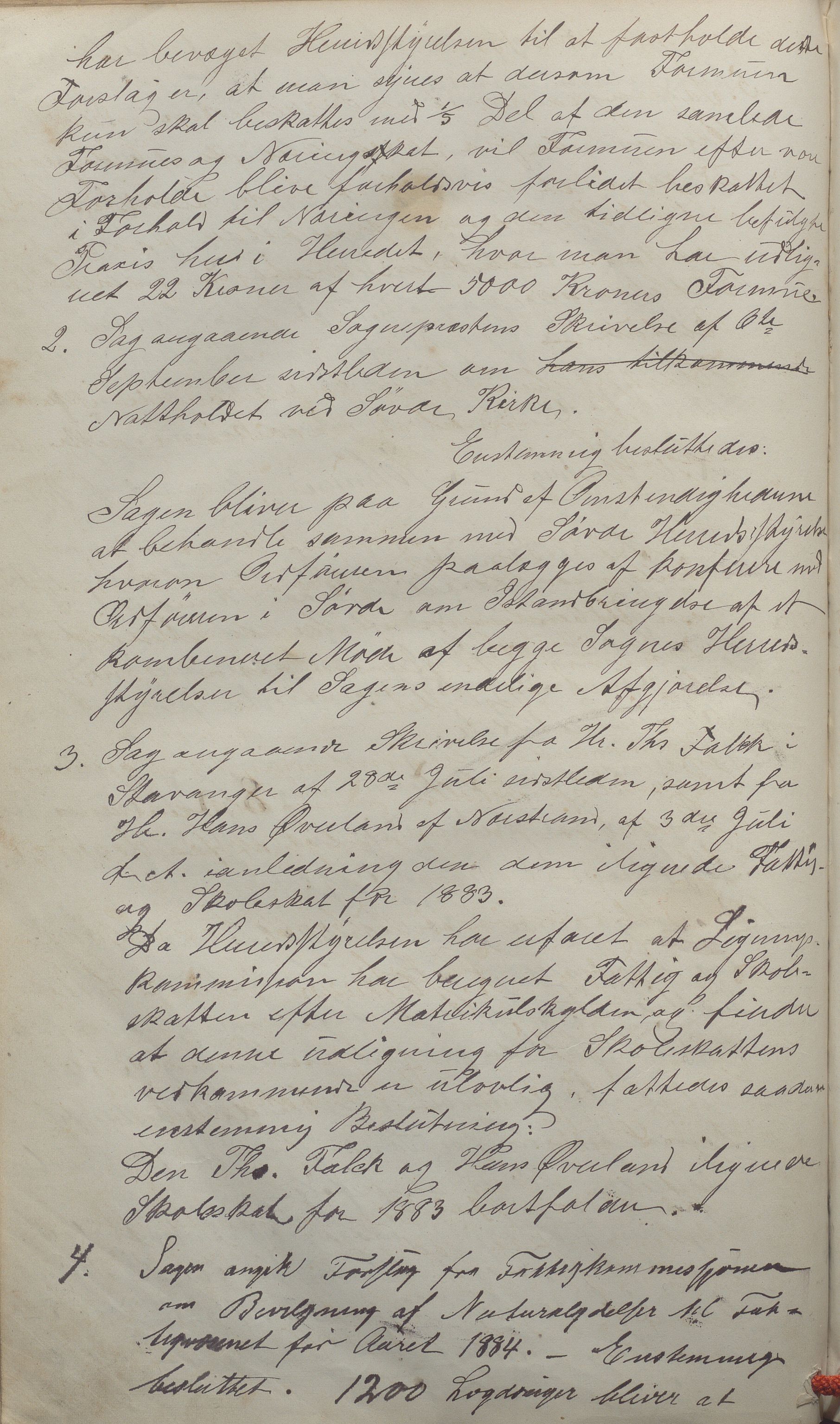 Sand kommune - Formannskapet, IKAR/K-102092/A/Aa/L0001: Møtebok, 1859-1885, s. 153b
